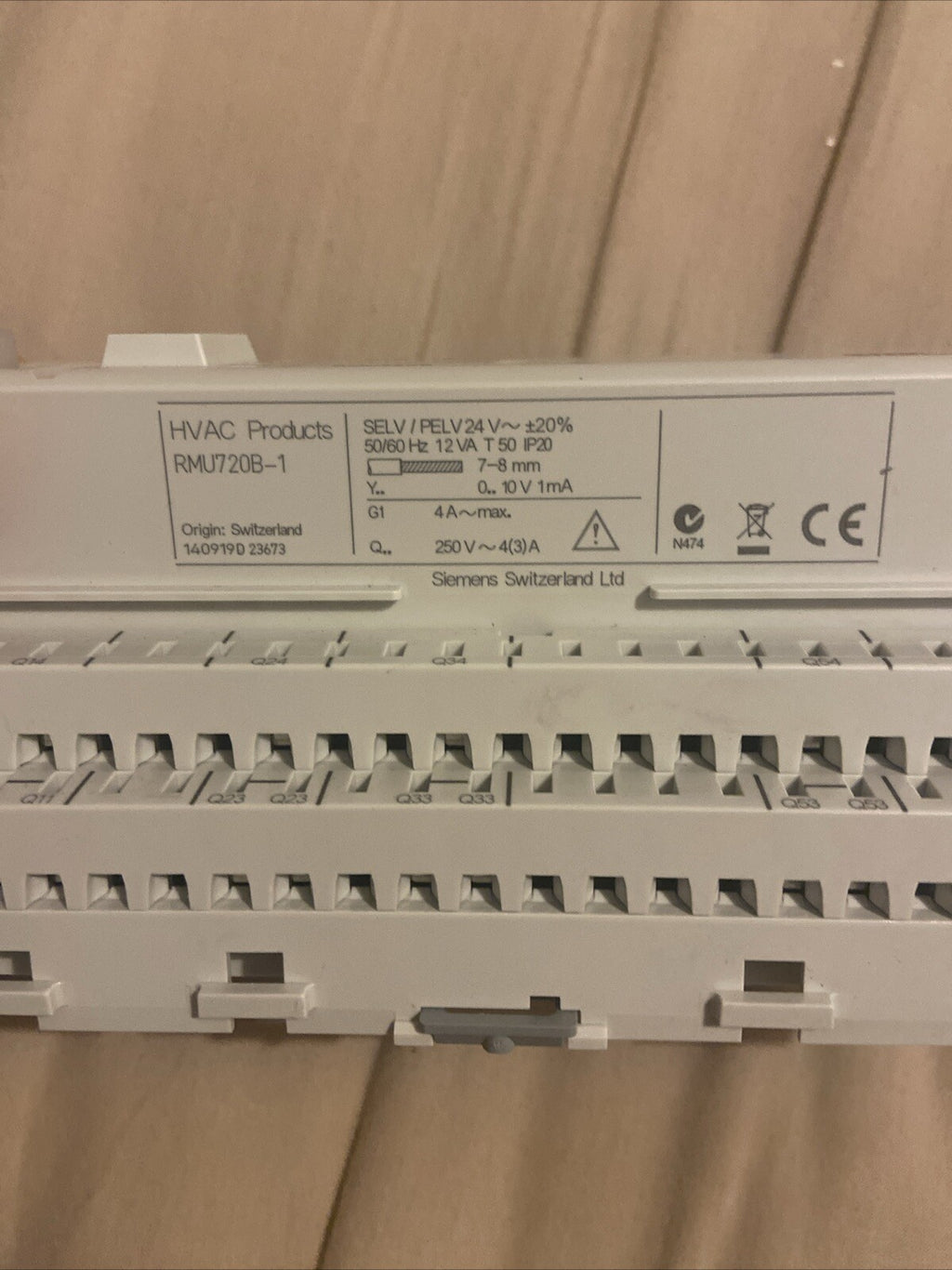 Régulateur Siemens RMU720B-1