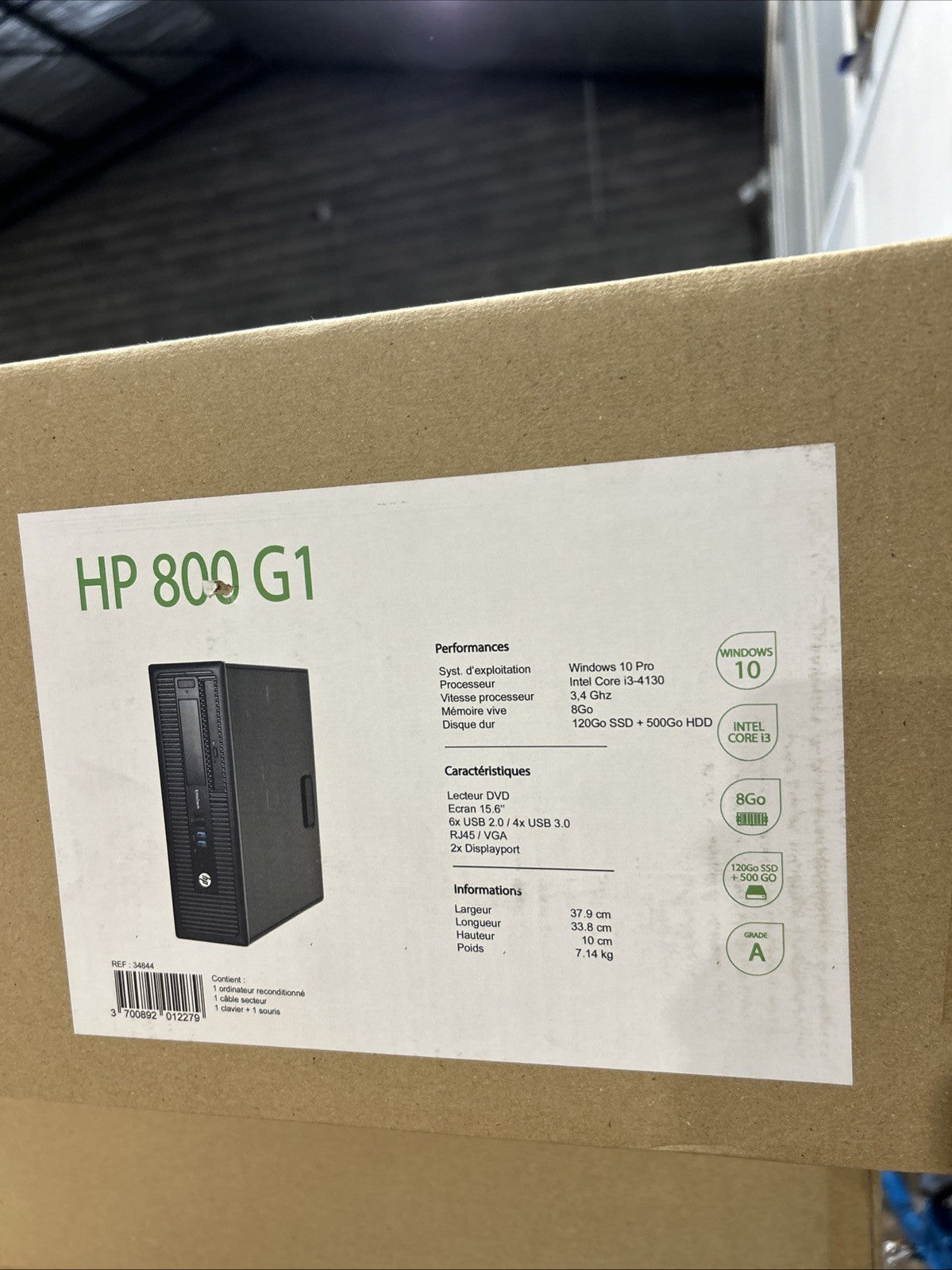 HP EliteDesk 800 G1 SFF - unité centrale grade A