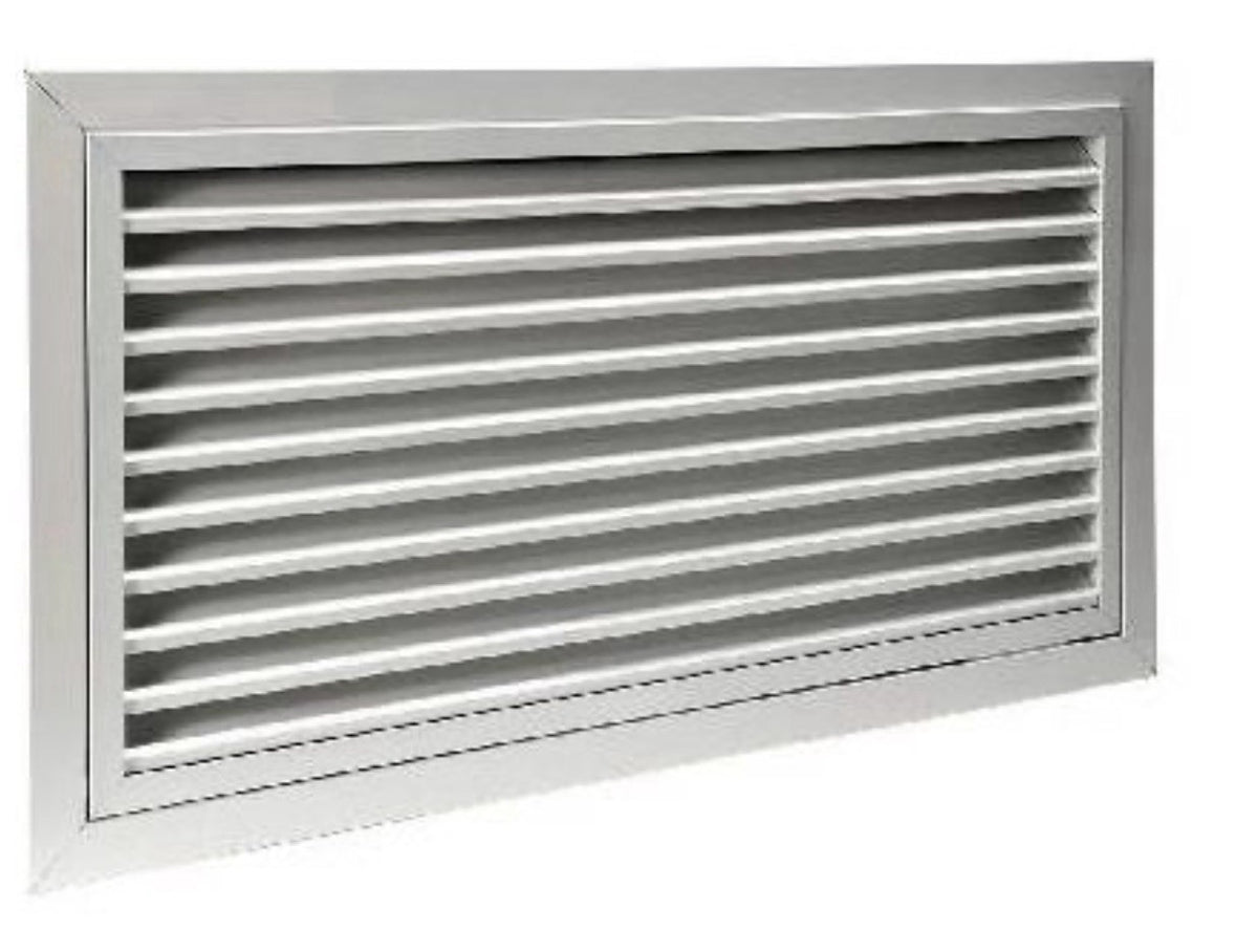 GRILLE DE RÉCUPÉRATION PORTE-FILTRE À AILETTES FIXES 400*200