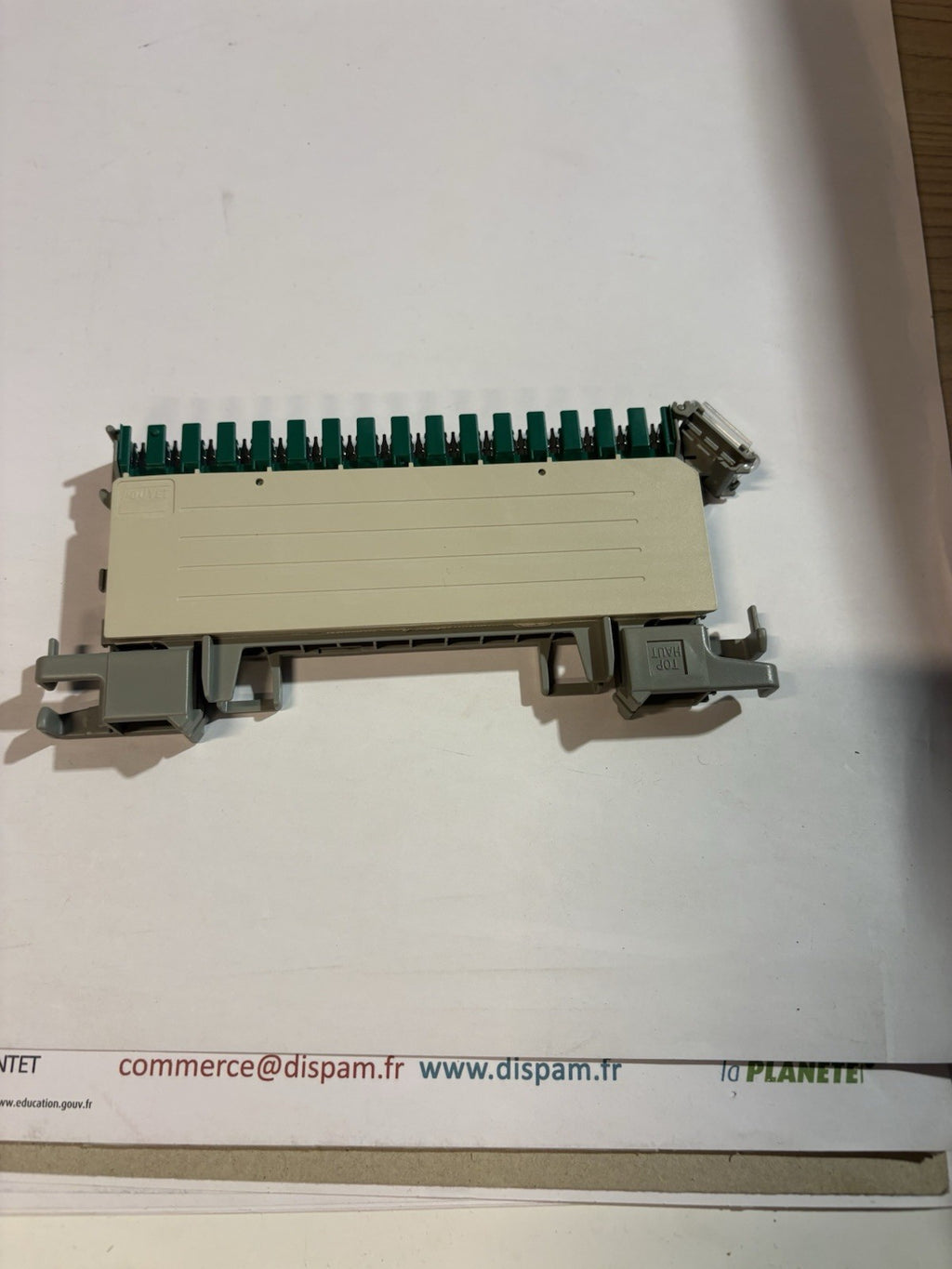 Module RIM 8 paires à coupure vert 3M n331000b