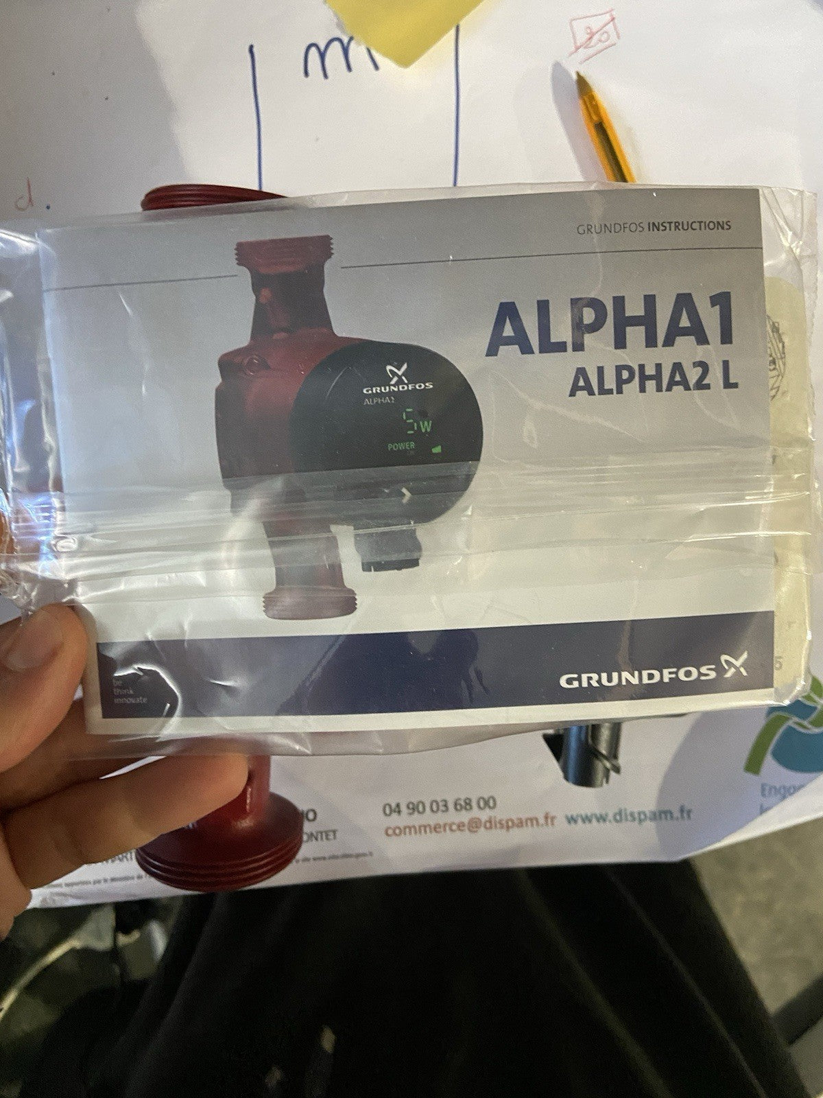 Circulateur pompe Grundfos Alpha 1 25 50 180