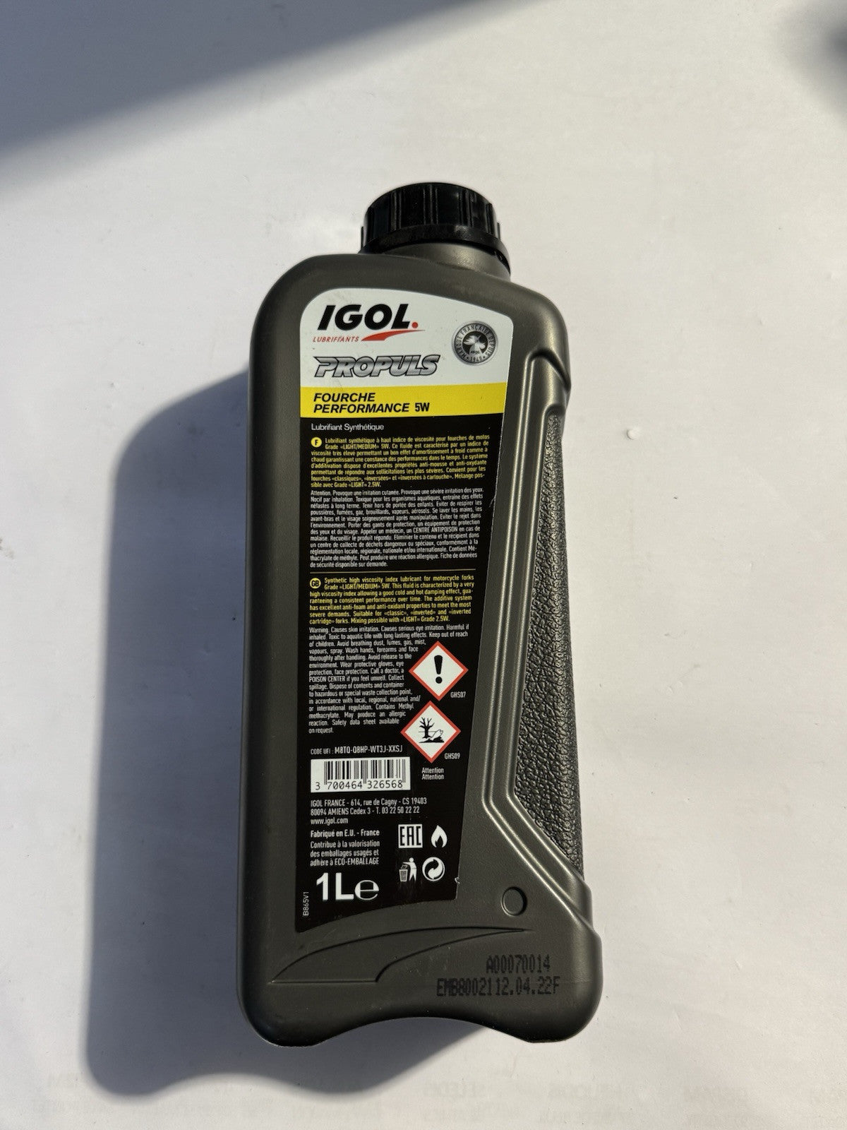 LUBRIFIANTS PROPULS FOURCHE PERFORMANCE IGOL