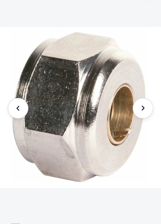 Écrou laiton hexagonal à serrage - F 3/8' - Ø 12 mm - Rapido - RBM