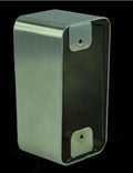 Boîtier acier inoxydable, 42 x 87 x 38/42 mm pour plaque étroite