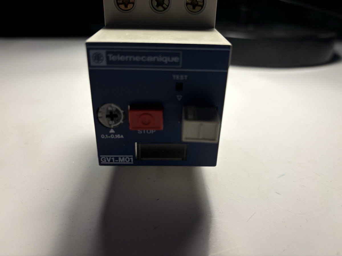 Telemecanique GV1-M01 disjoncteur-moteur 3P 0,1-0,16A 660V bouton