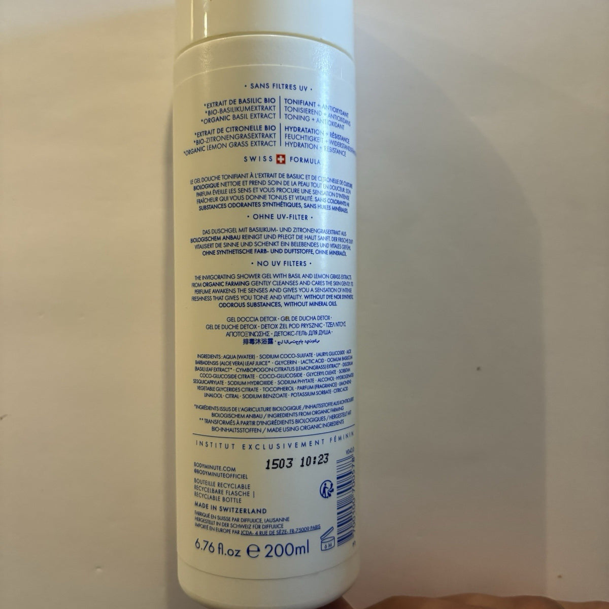 Gel Douche Detox Soap Minute