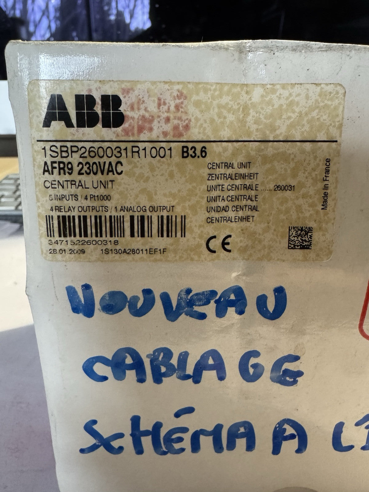 Centrale unit AFR9-A3.6