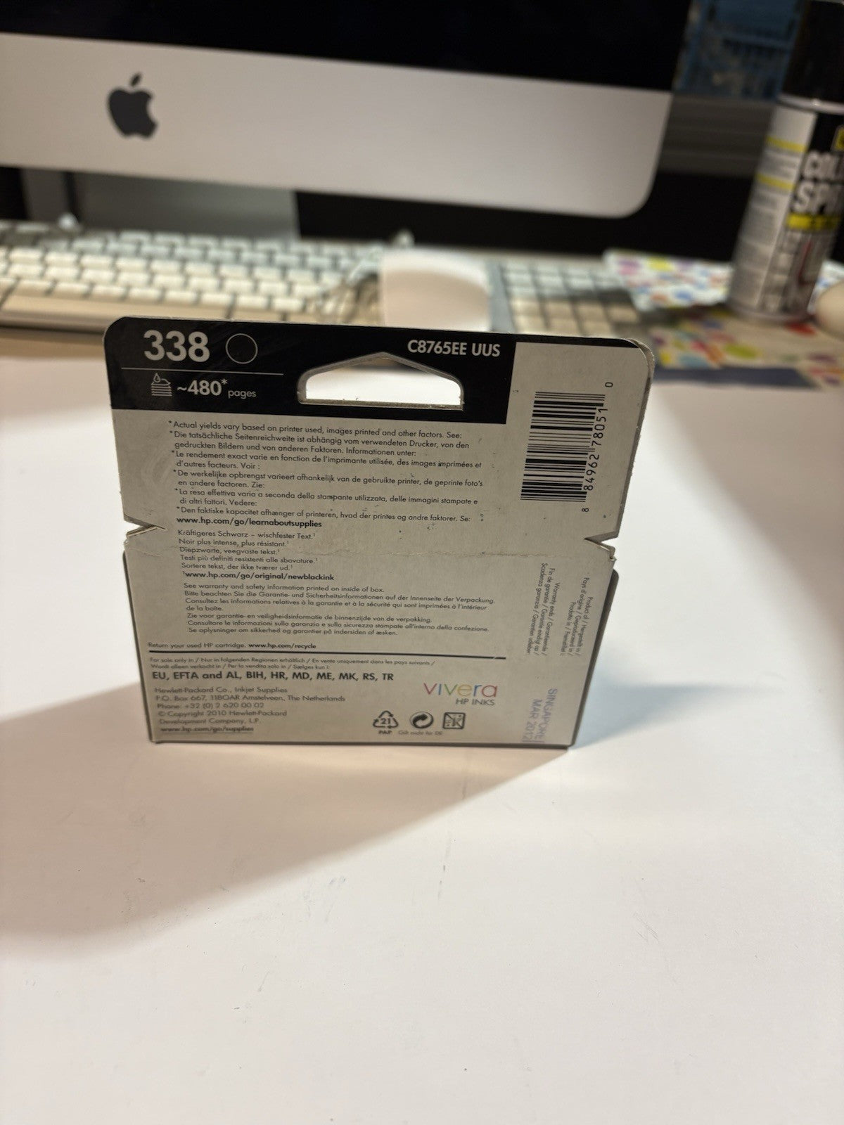 Cartouche d’encre hp 338 black
