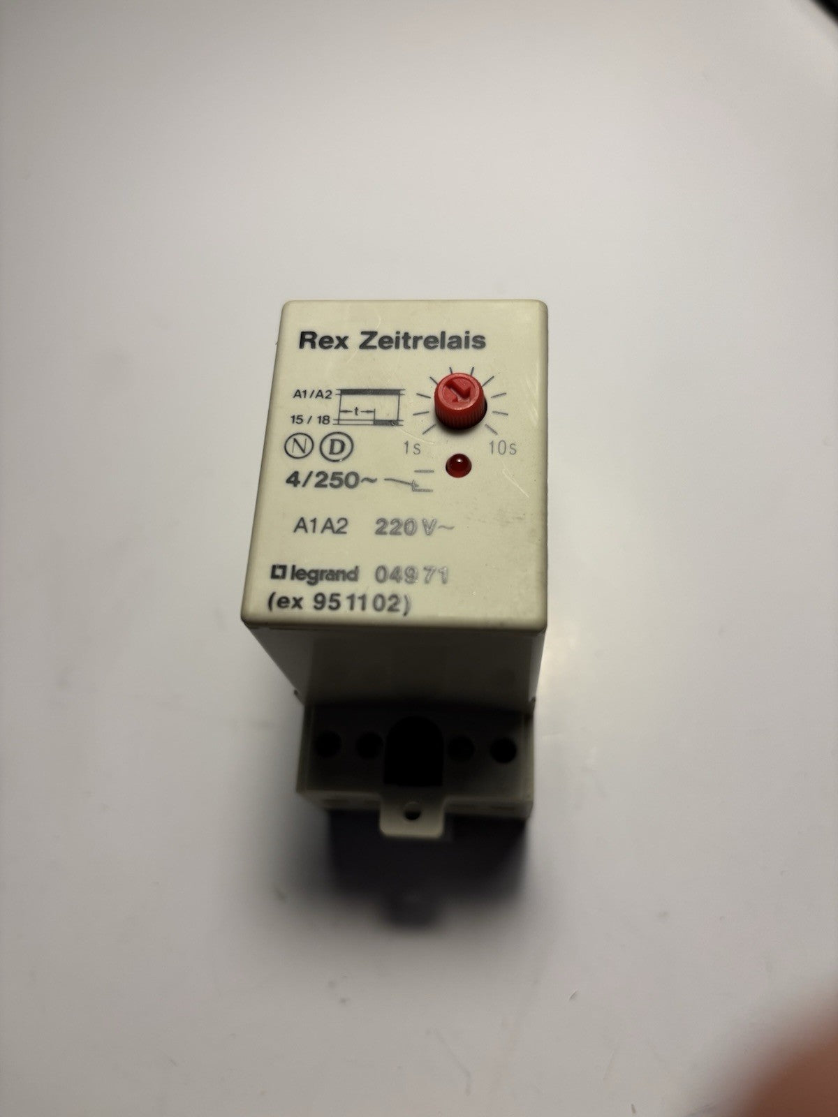 Relais temporisé / Zeitrelais Legrand Rex 04971 (Neuf en boîte)