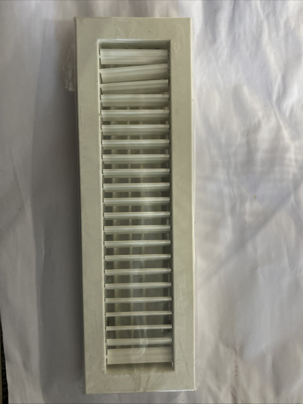 Grille de ventilation VIM G-100 C 400 x 100 mm blanche RAL9010
