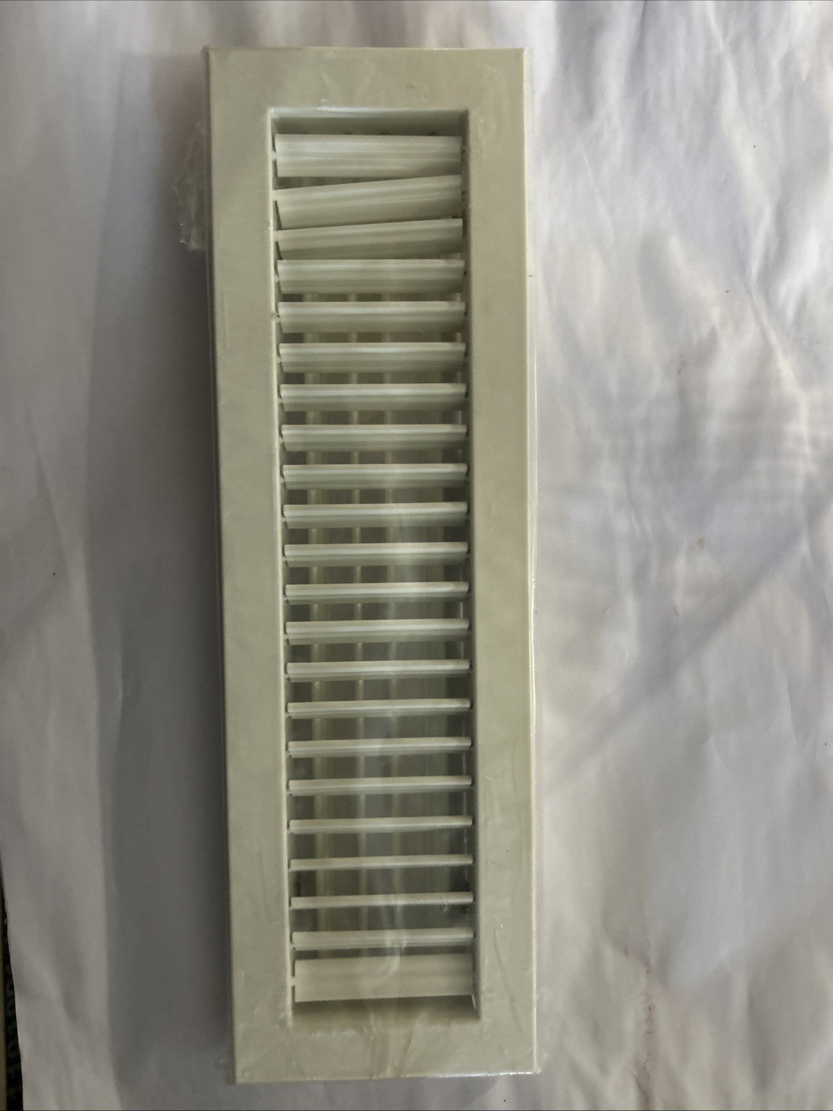 Grille de ventilation VIM G-100 C 400 x 100 mm blanche RAL9010