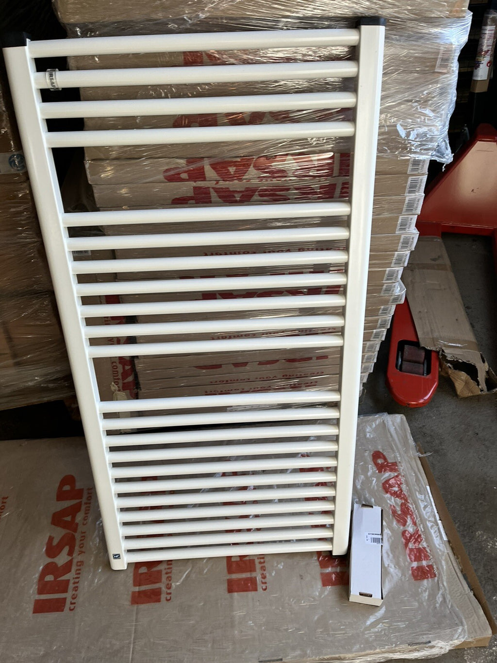 Radiateur sèche serviette à eau irsap ares Bianca
