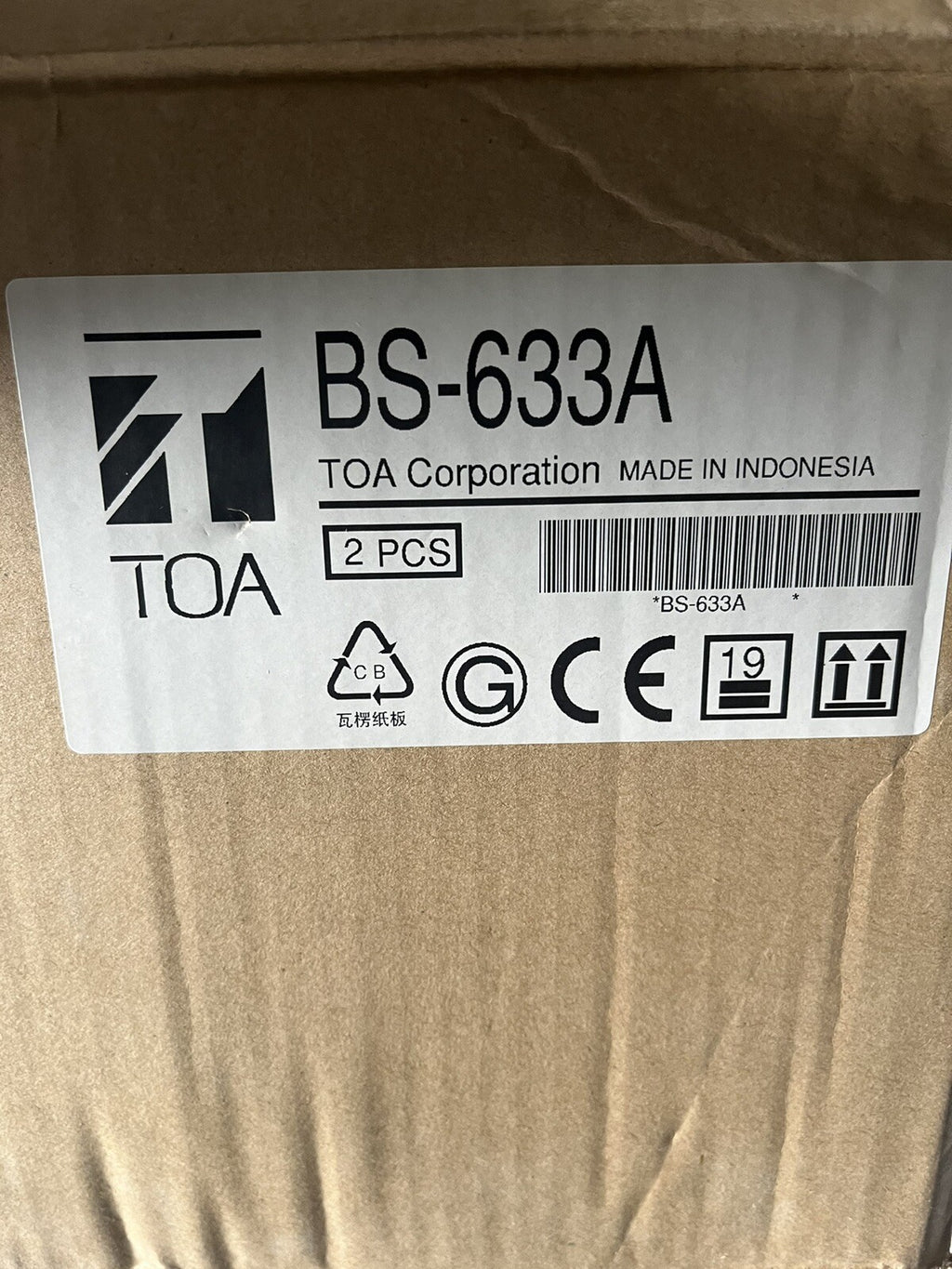 Haut Parleur Toa Bs-633a