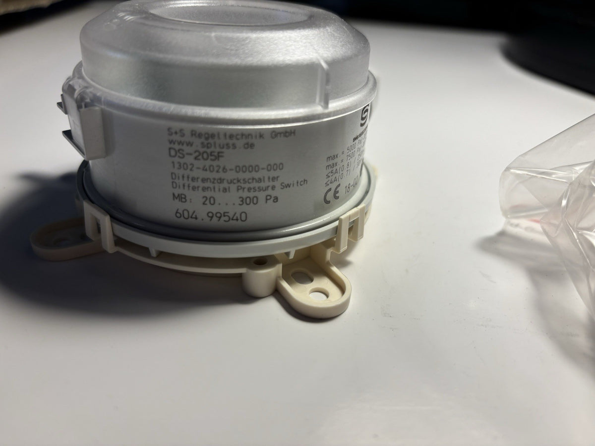 Pressostat différentiel S+S Regeltechnik PREMASREG DS-205F (Neuf complet)