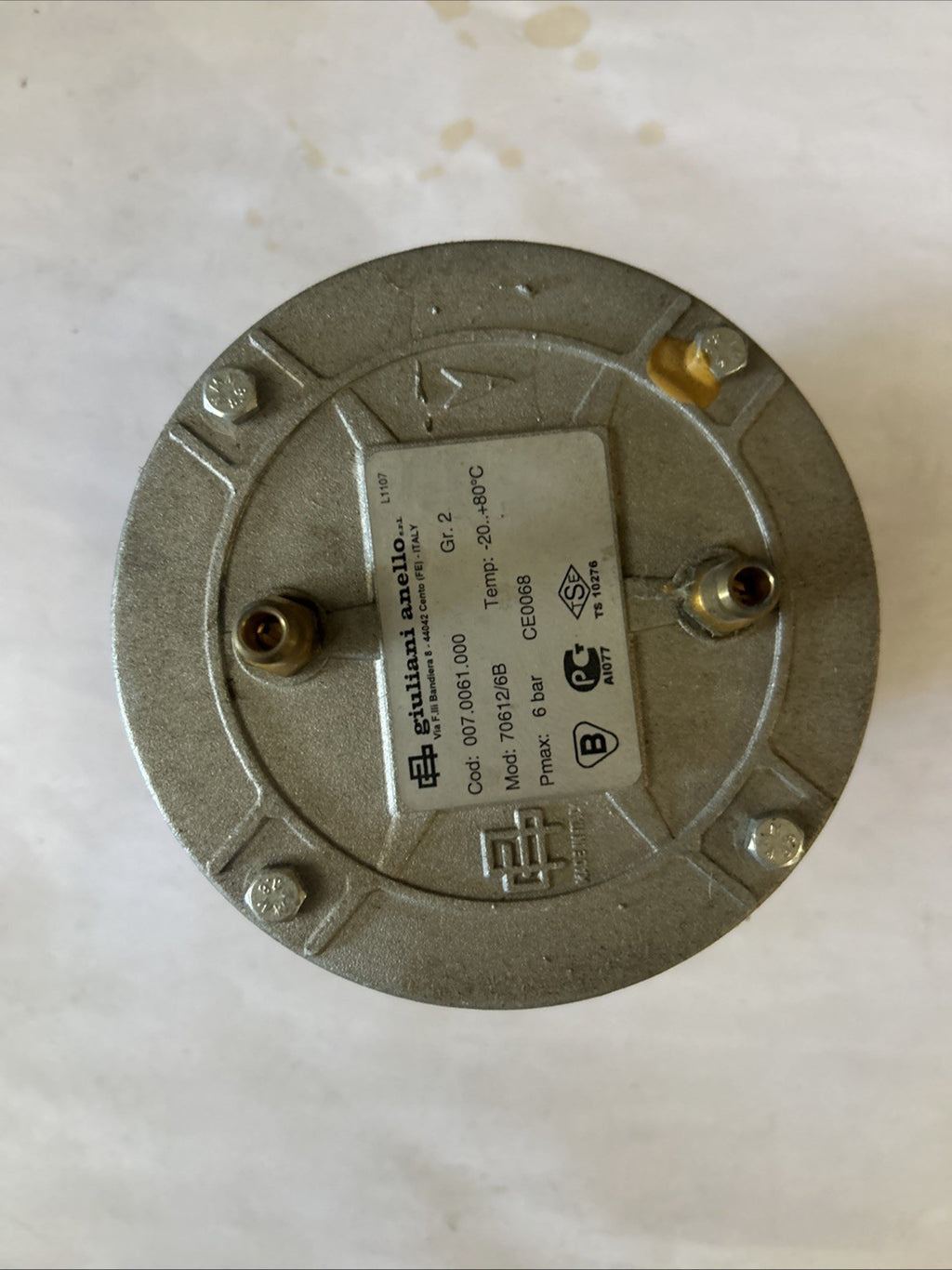 Filtre à gaz modèle 70612/6B