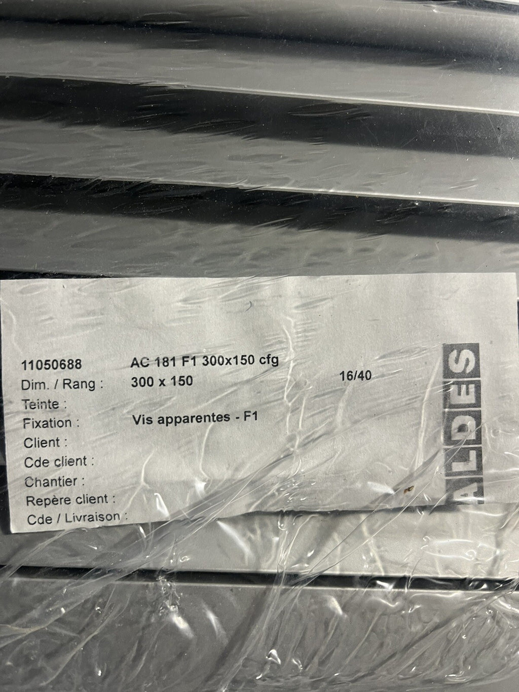 Aldes 11050688 grille de transfert AC 181