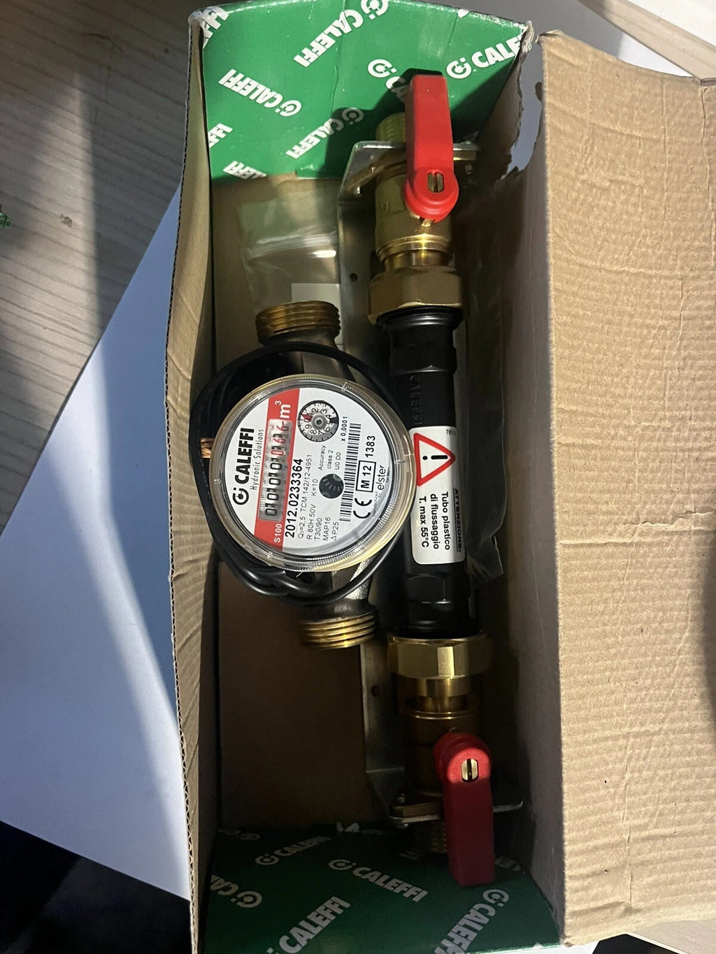 Kit compteur pour eau chaude caleffi 700051