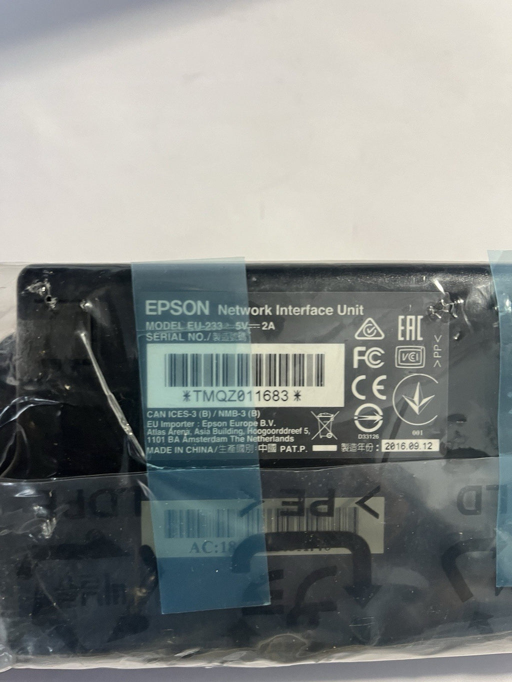 Interface réseau pour scanner epson eu-233