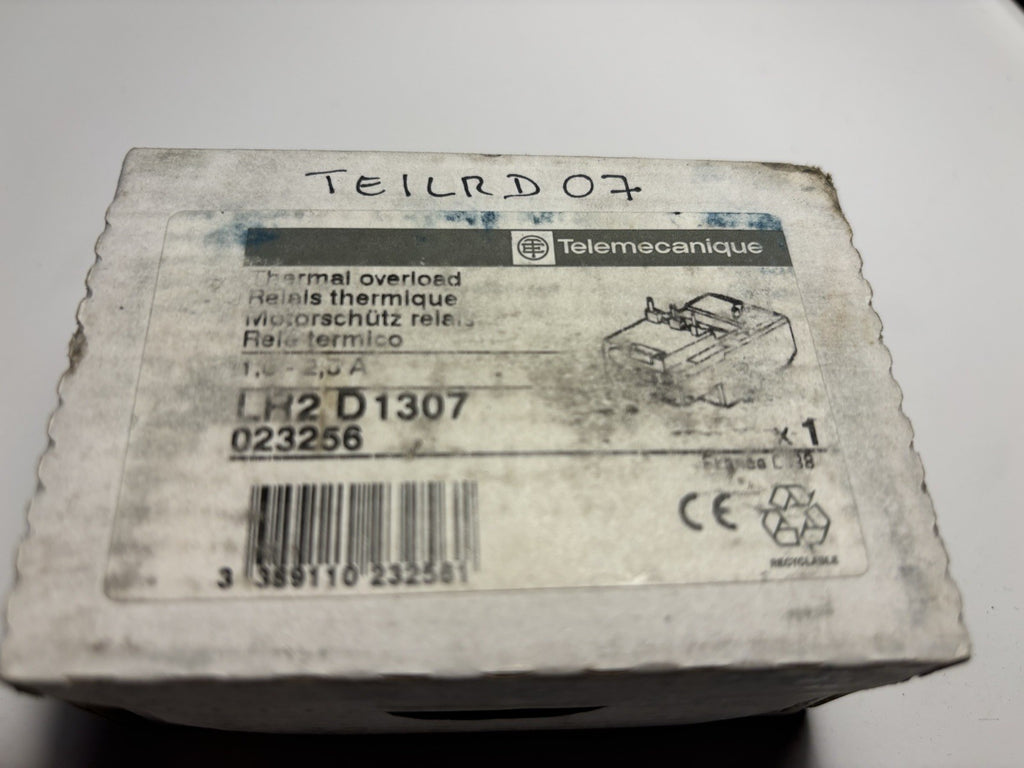 Relais thermique TeSys Télémécanique / Schneider - LR2 D1307 (1,0 - 1,6 A)