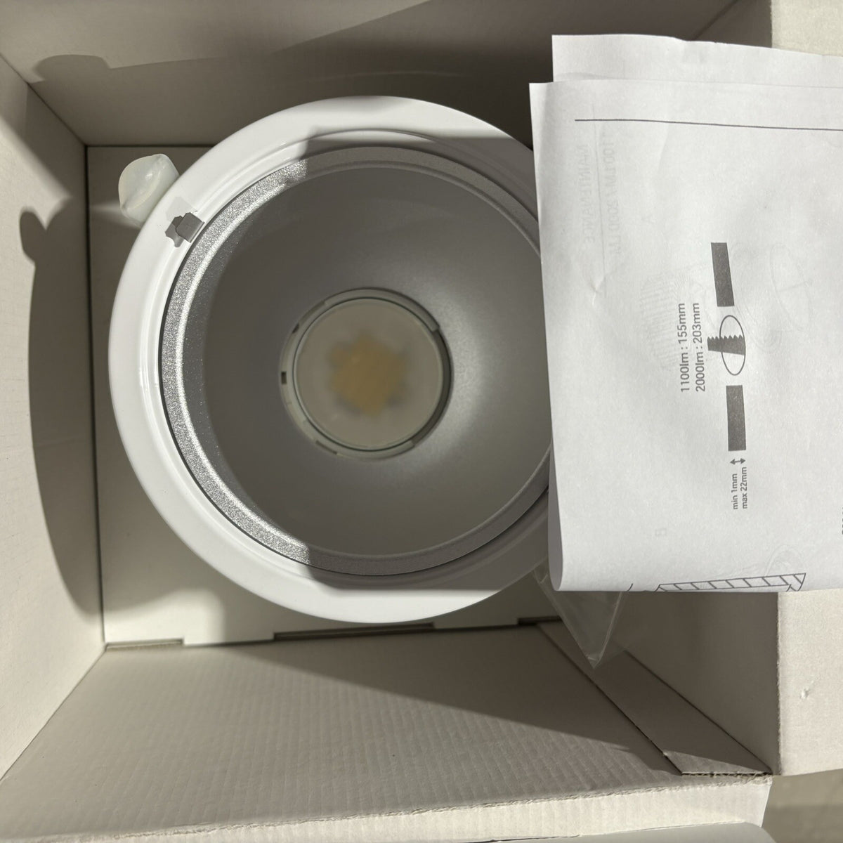 Plafonnier encastrable led downlight