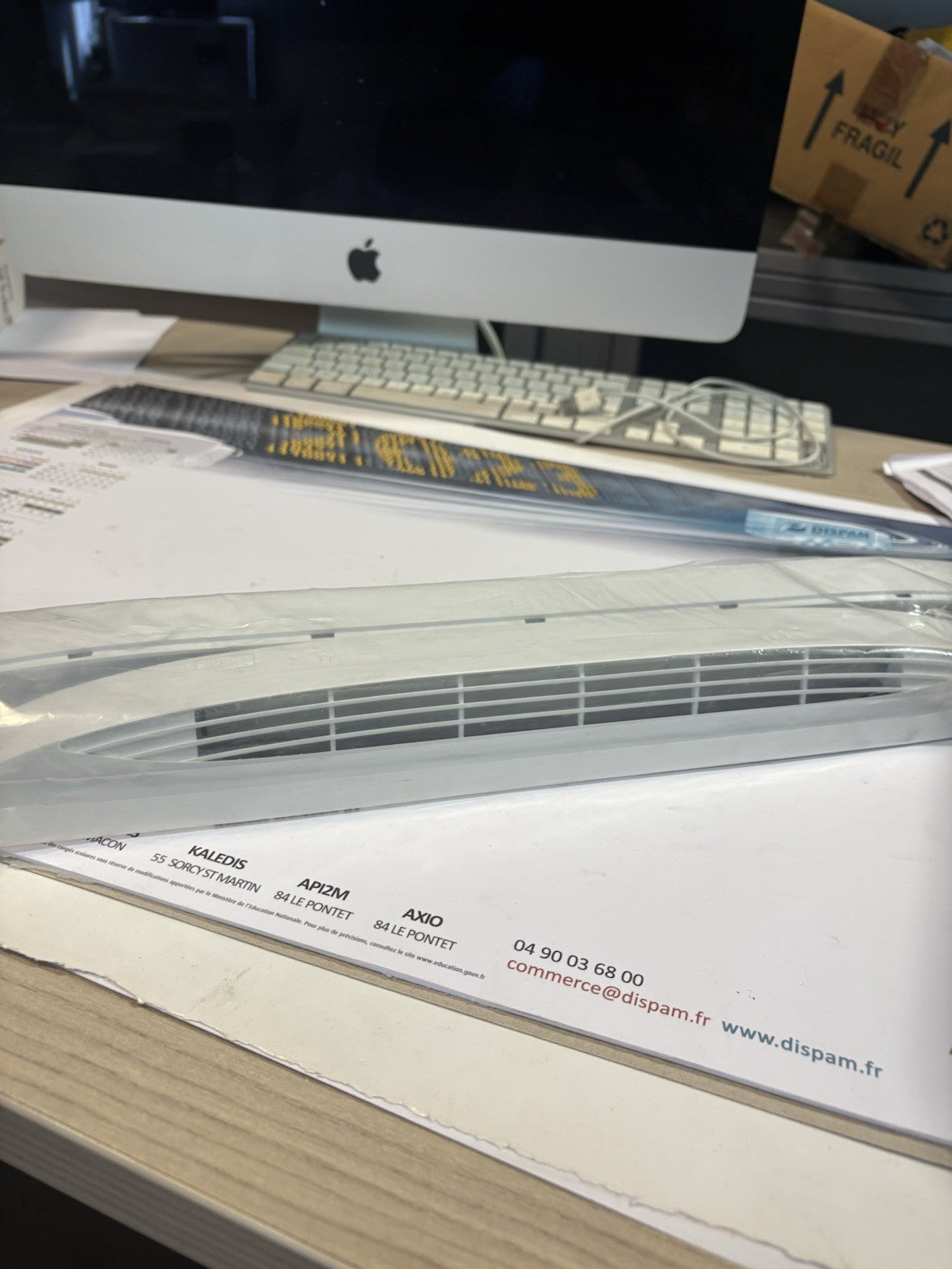 Rallonge acoustique ra code 0610 blanc entrée d’air ventilation