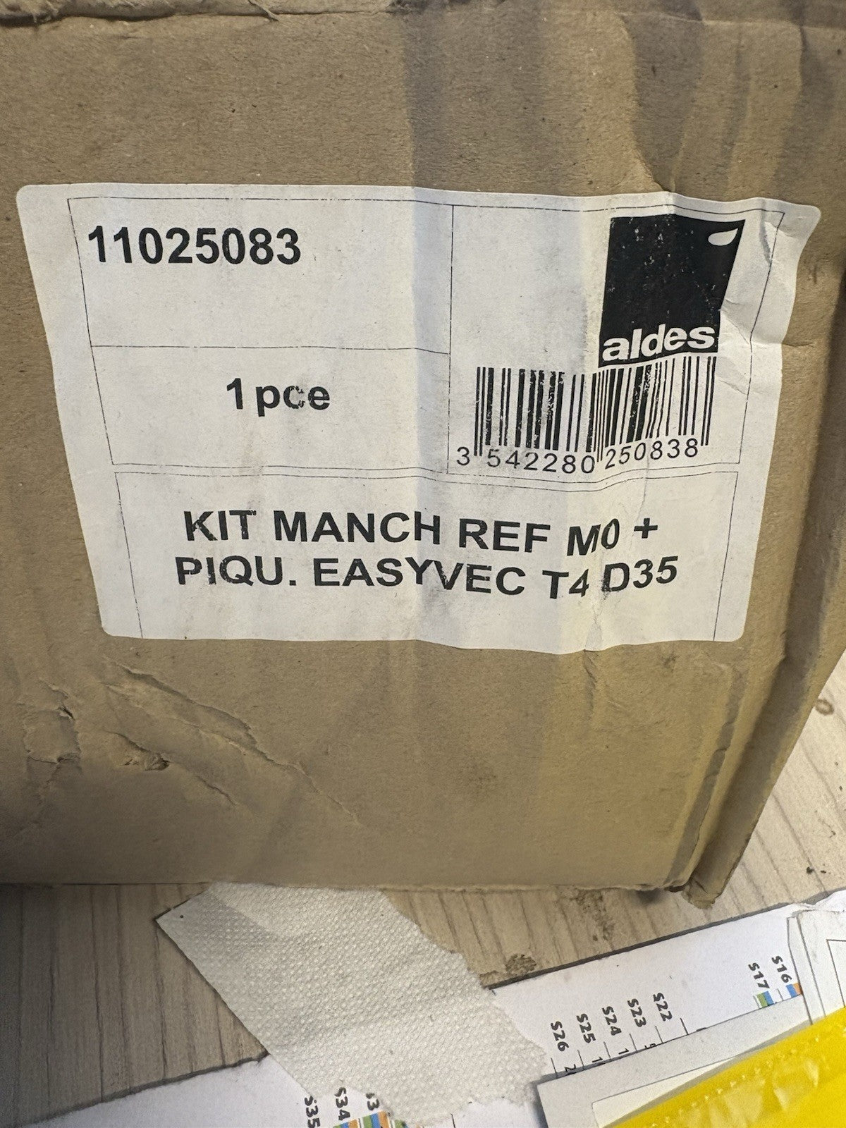 Kit manchette refoulement M0 + Piquage EasyVEC T4 D355 ALDES 11025083