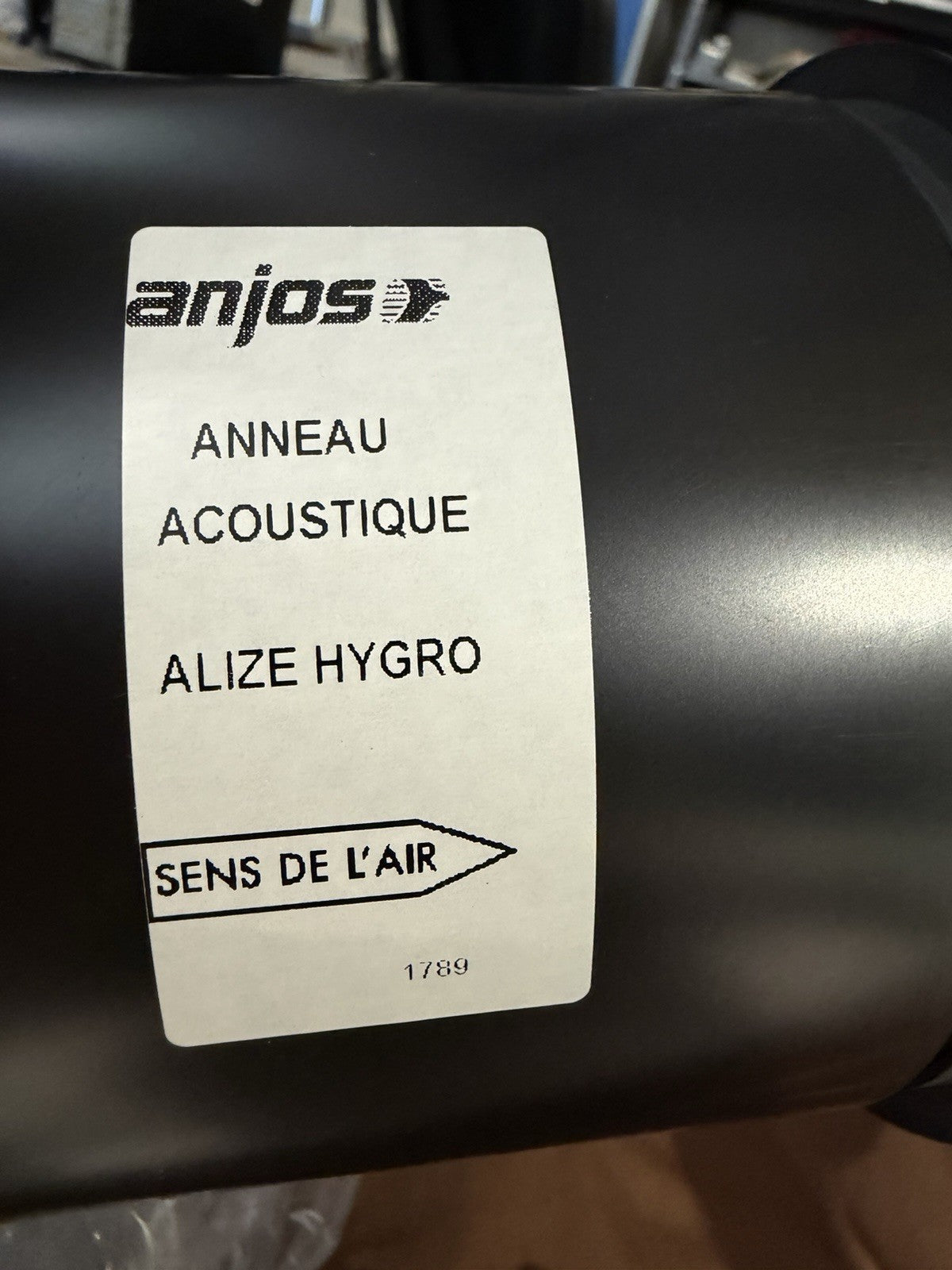 Anneau acoustique anti bruit ANJOS 1789 pour bouche VMC Alizé Hygro Cuisine