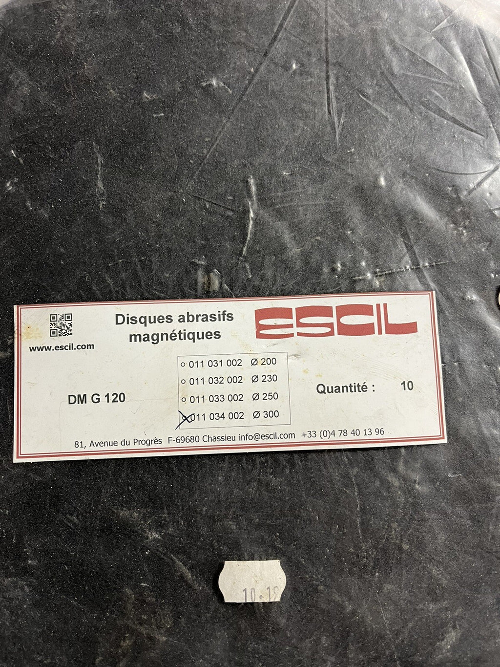 Disques abrasifs magnétique escil dm g 120 Et Dm G 80