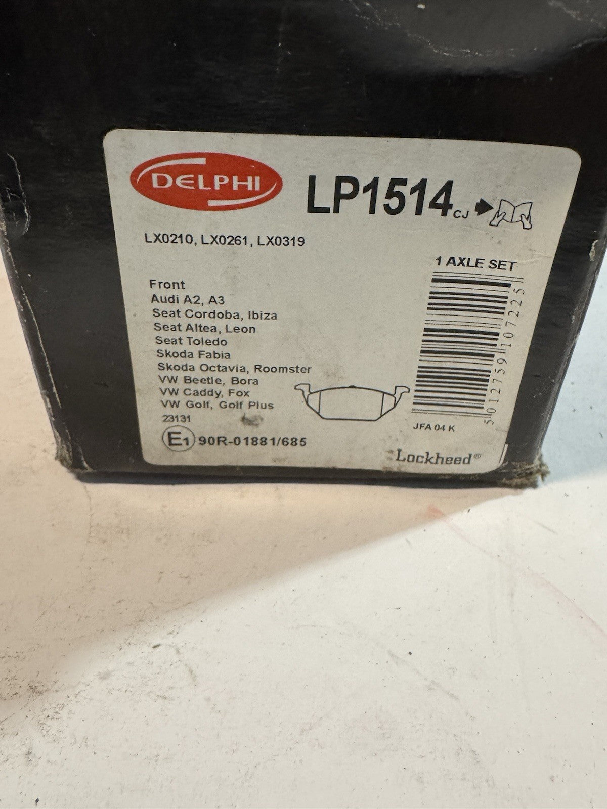 Jeu De Plaquette De Frein DELPHI LP1514