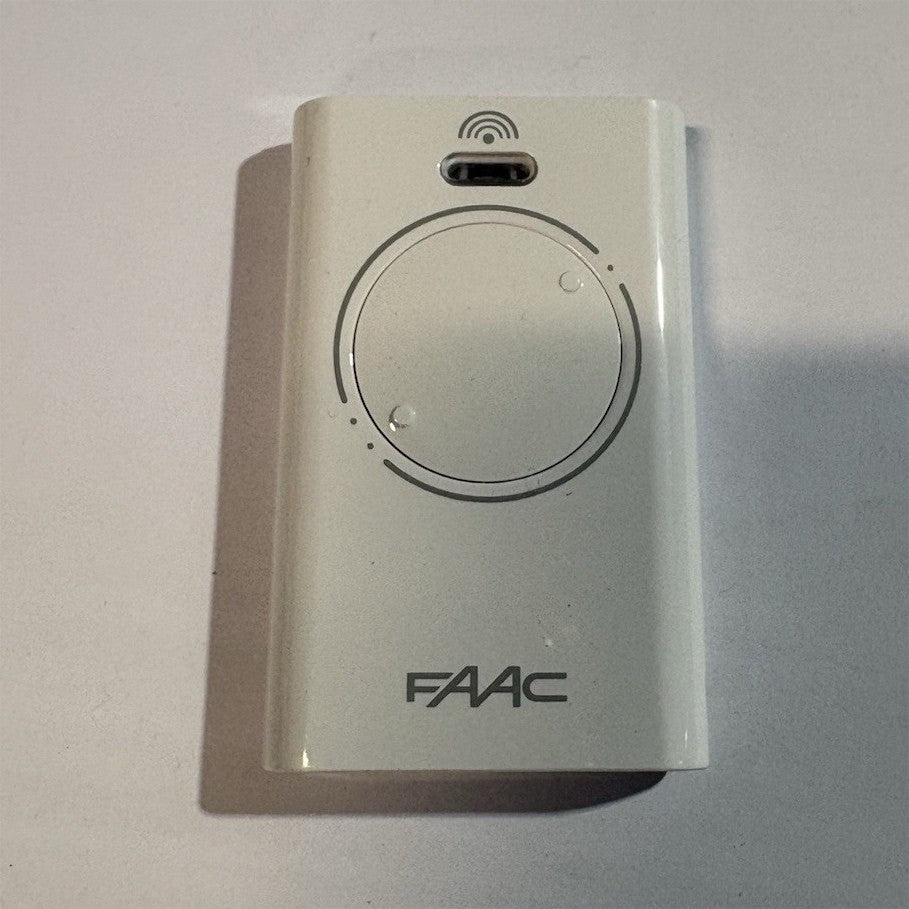 FAAC 787007 XT2 433 SLH LR Télécommande 433 MHz blanc 2 boutons