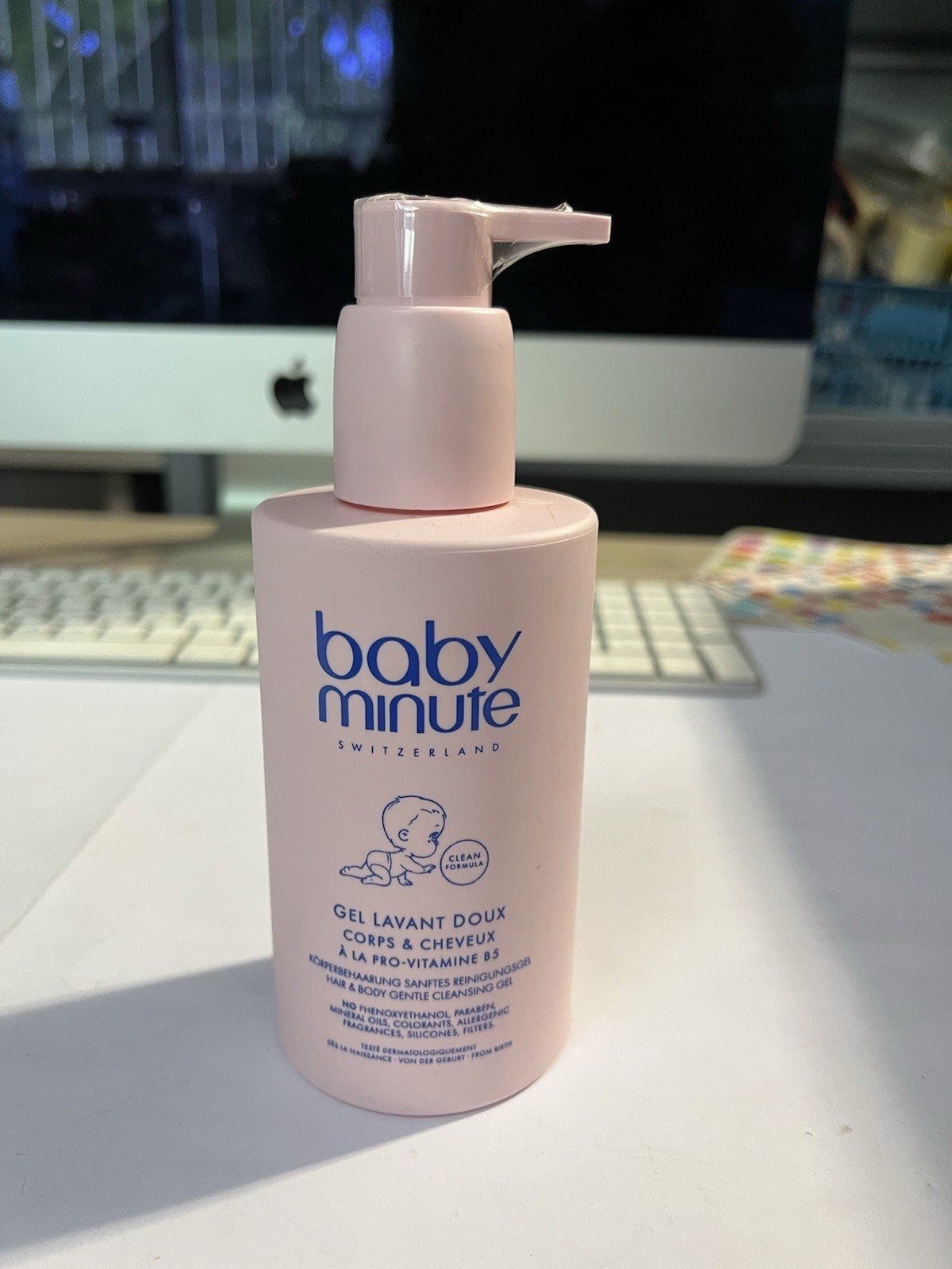 Baby minute gel lavant doux