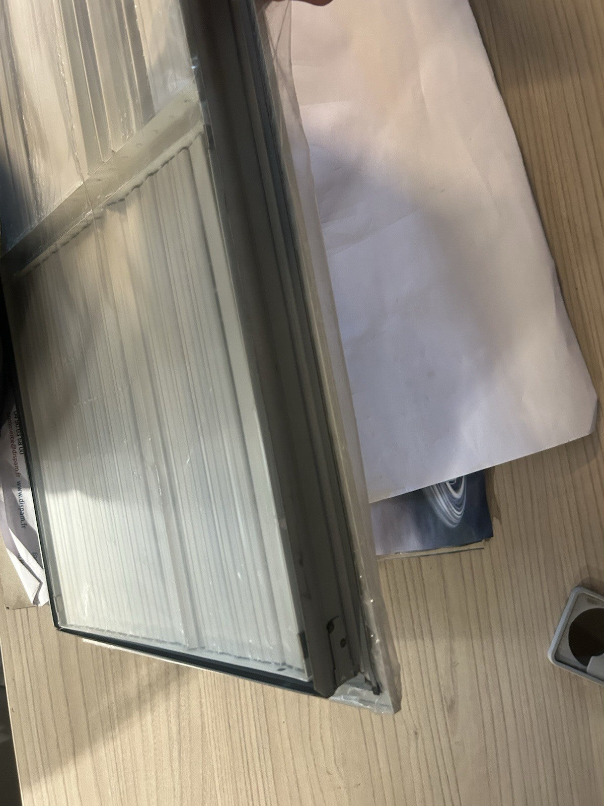 Grille de ventilation double déflection VIM 600x300 mm - Acier RAL 9010