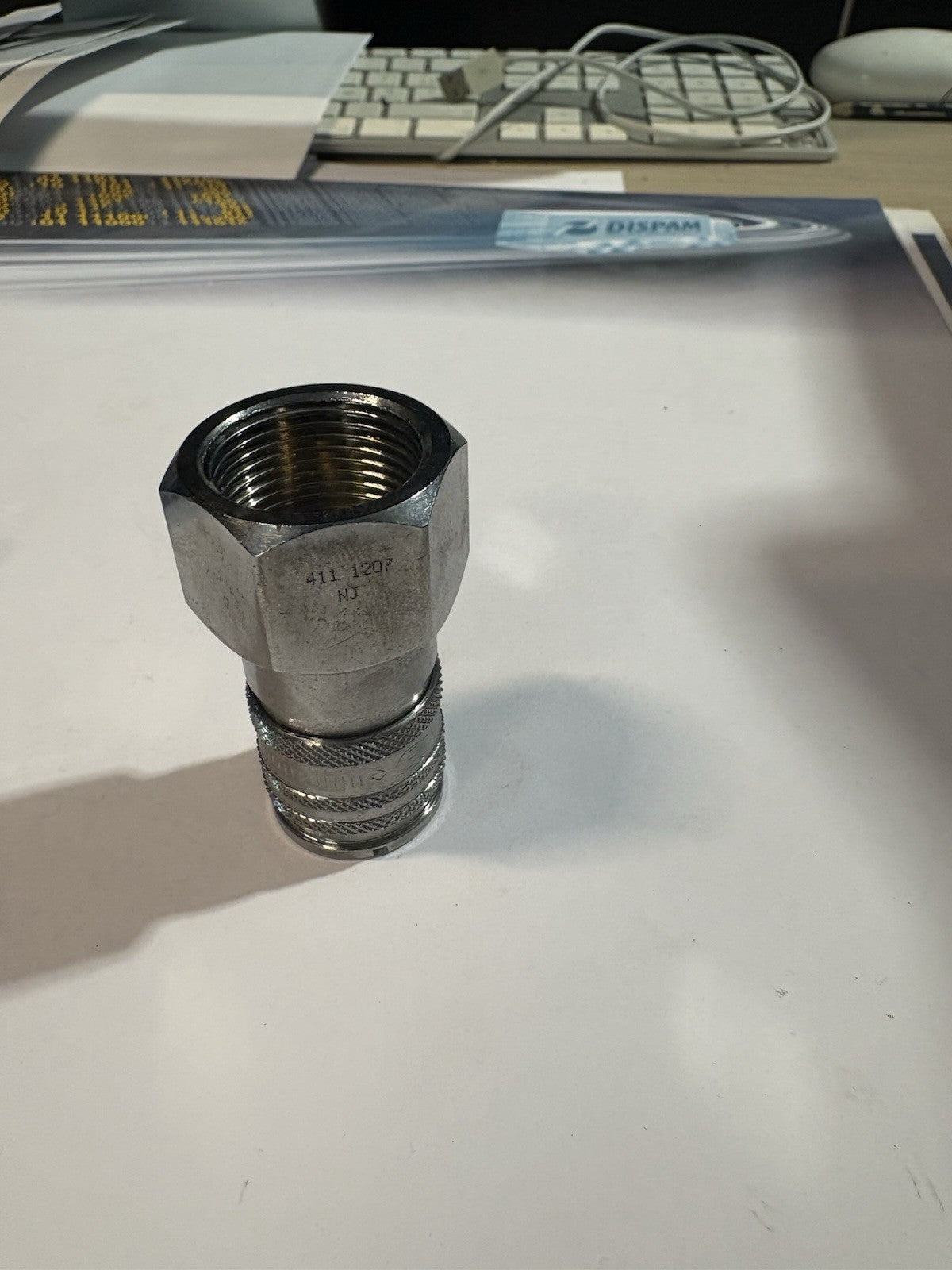 Raccord rapide cejn hydraulique 411 1207 nj