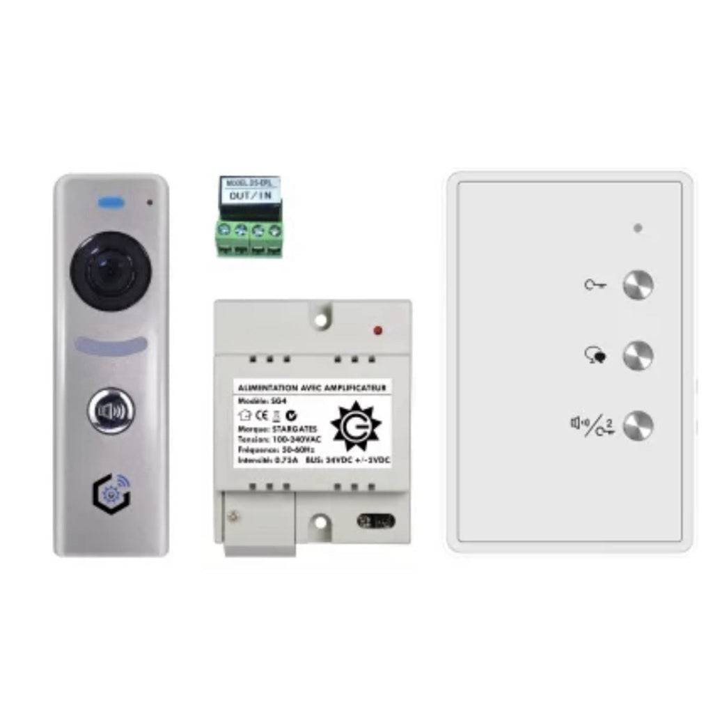 STAR GATES SG-AUDIO-EVO Interphone audio intercom évolutif kit complet