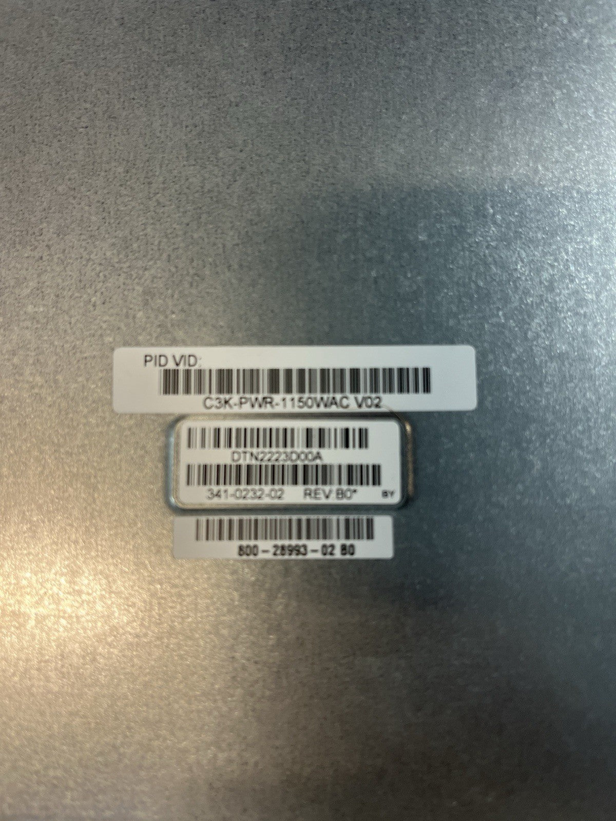 Alimentation Pour Serveur C3k-pwr-1150wac