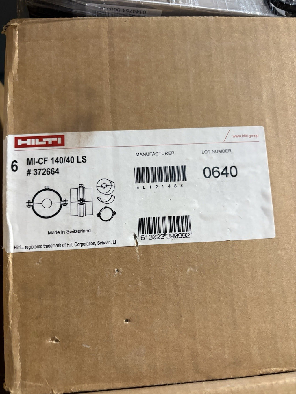 Hilti Collier de fixation MI-CF 140/40 LS
