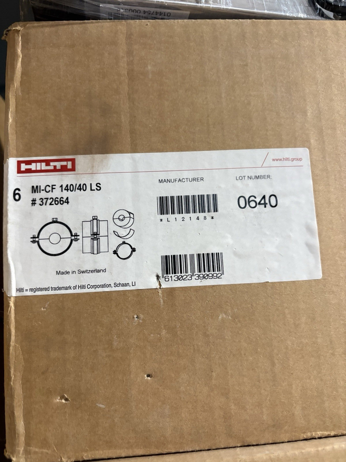 Hilti Collier de fixation MI-CF 140/40 LS