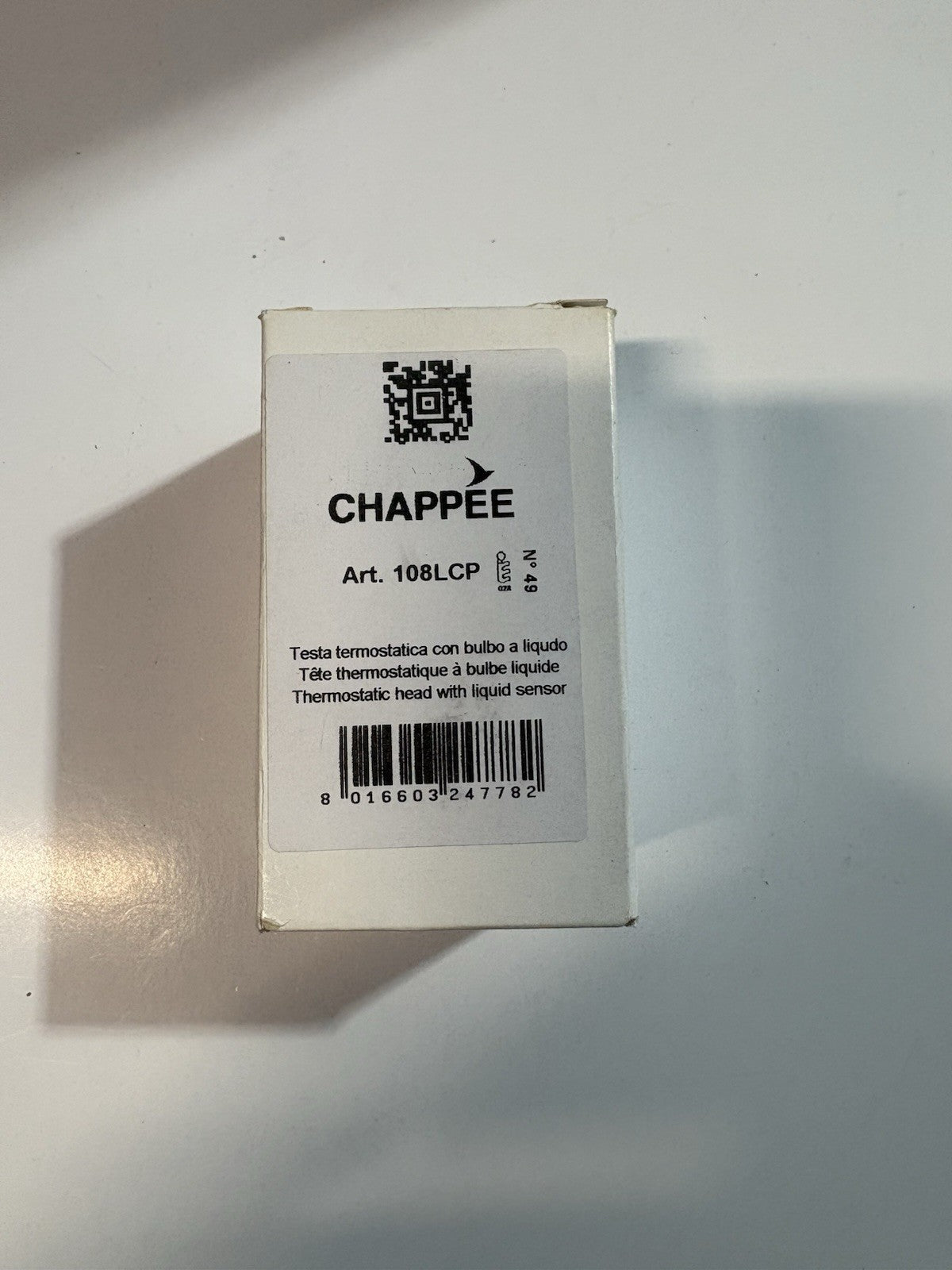 Tête thermostatique à bulbe chappee 108LCP
