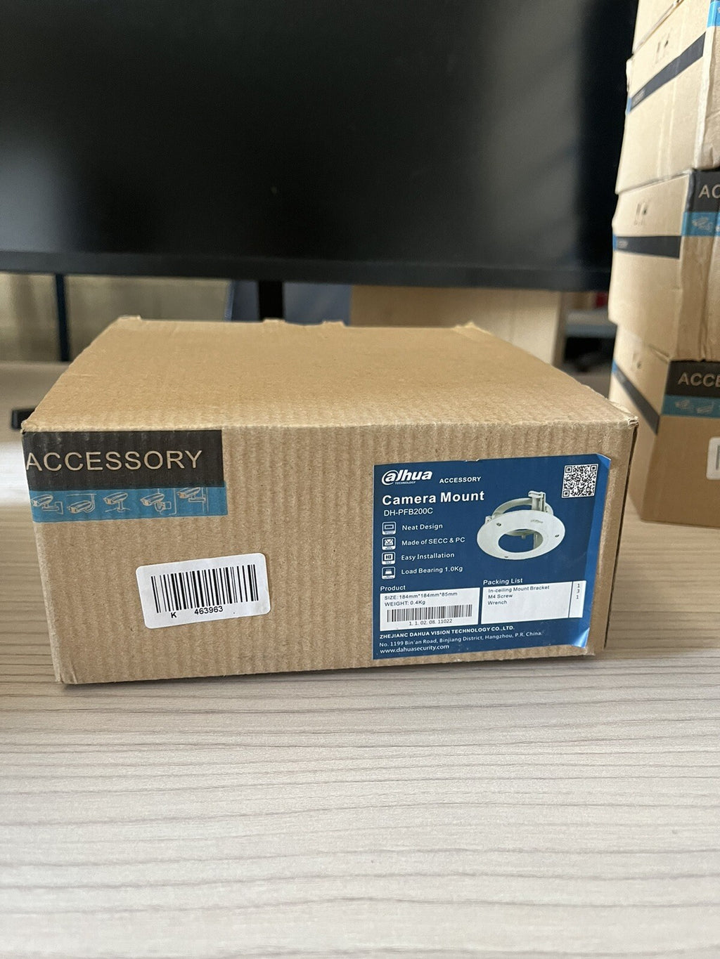 Support plafond châssis d encastrement dahua
