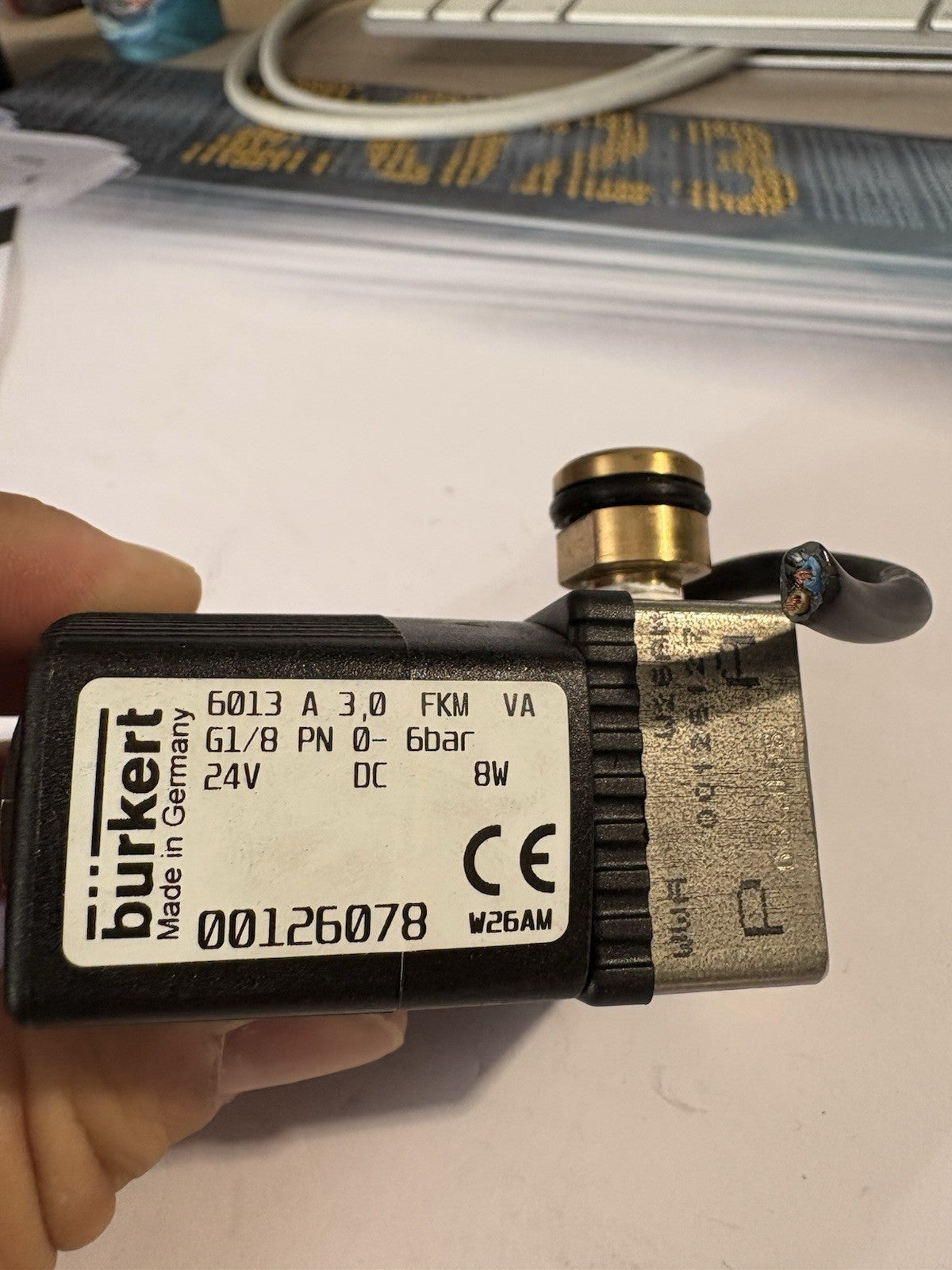 BÜRKERT 6013 A 3,0 FKM MS Electrovanne PN0-10bar