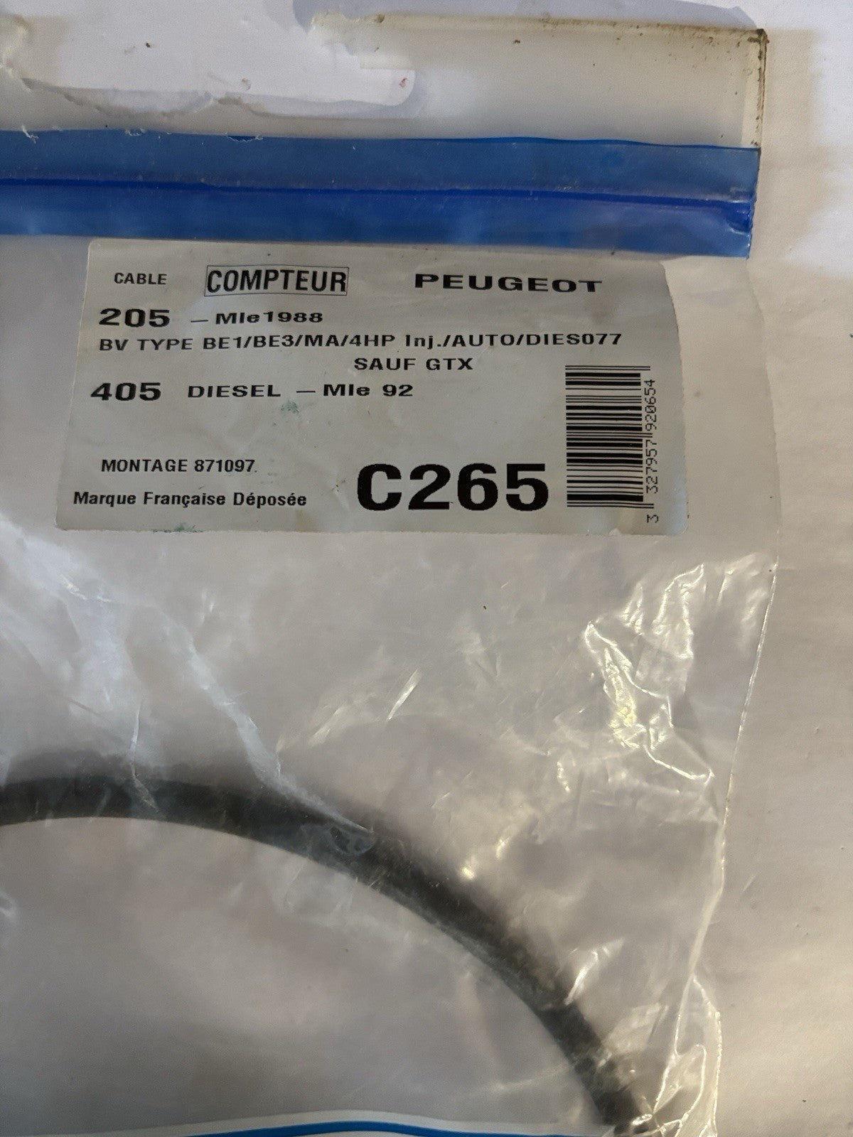 Câble de compteur neuf