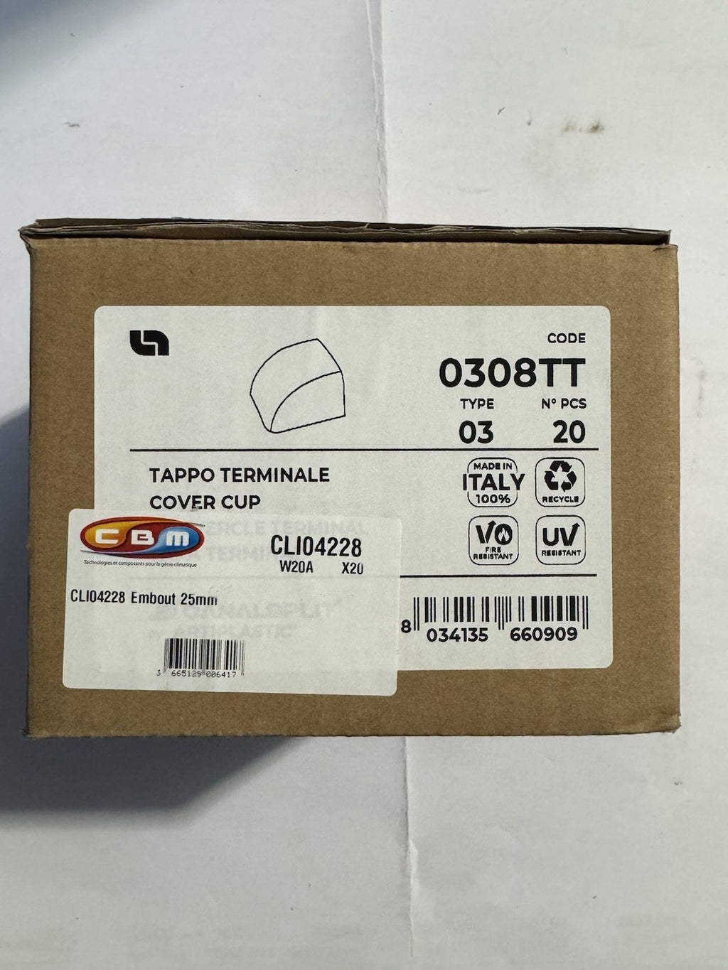 EMBOUT 25MM CLI04228 CBM