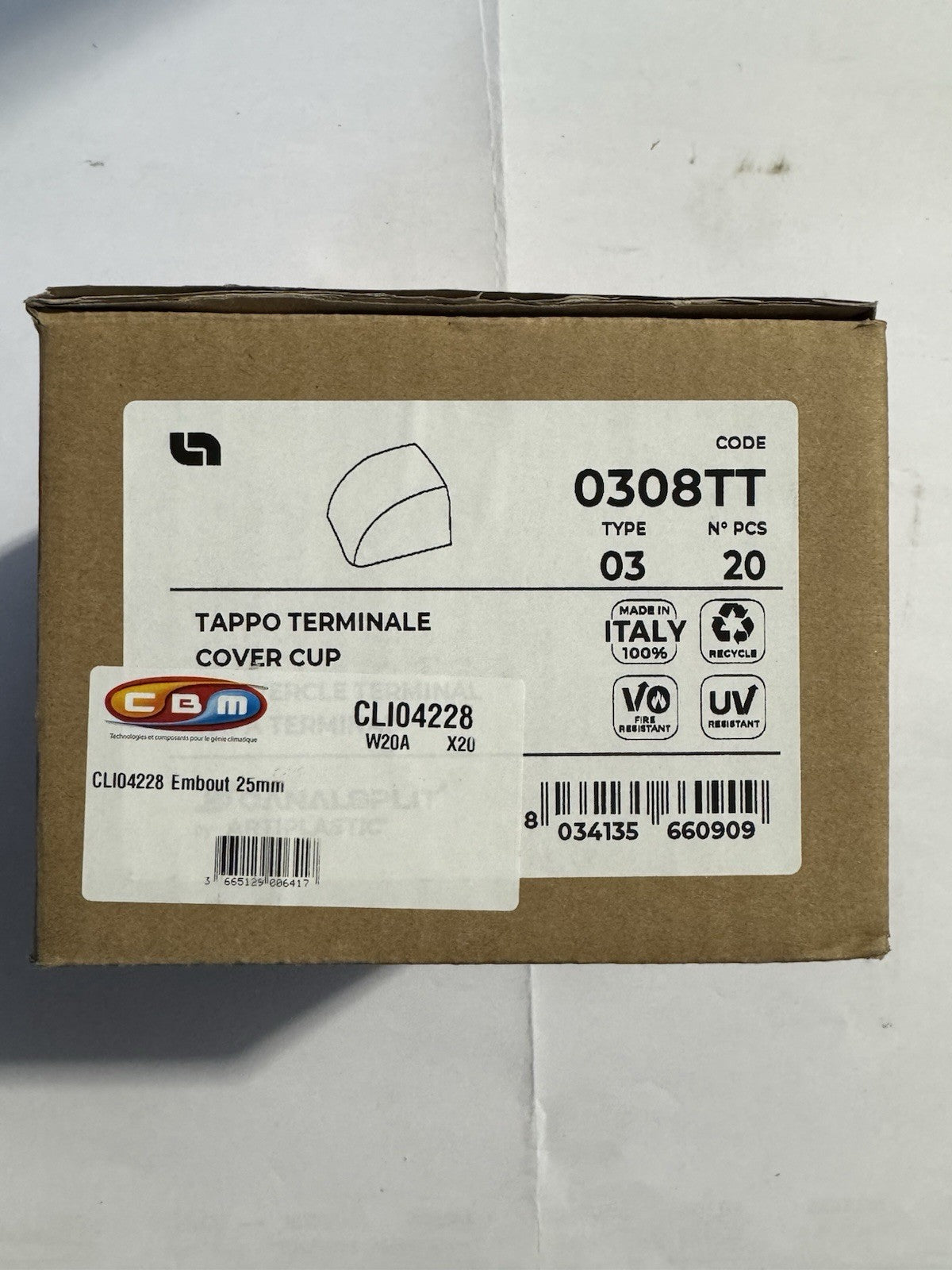 EMBOUT 25MM CLI04228 CBM