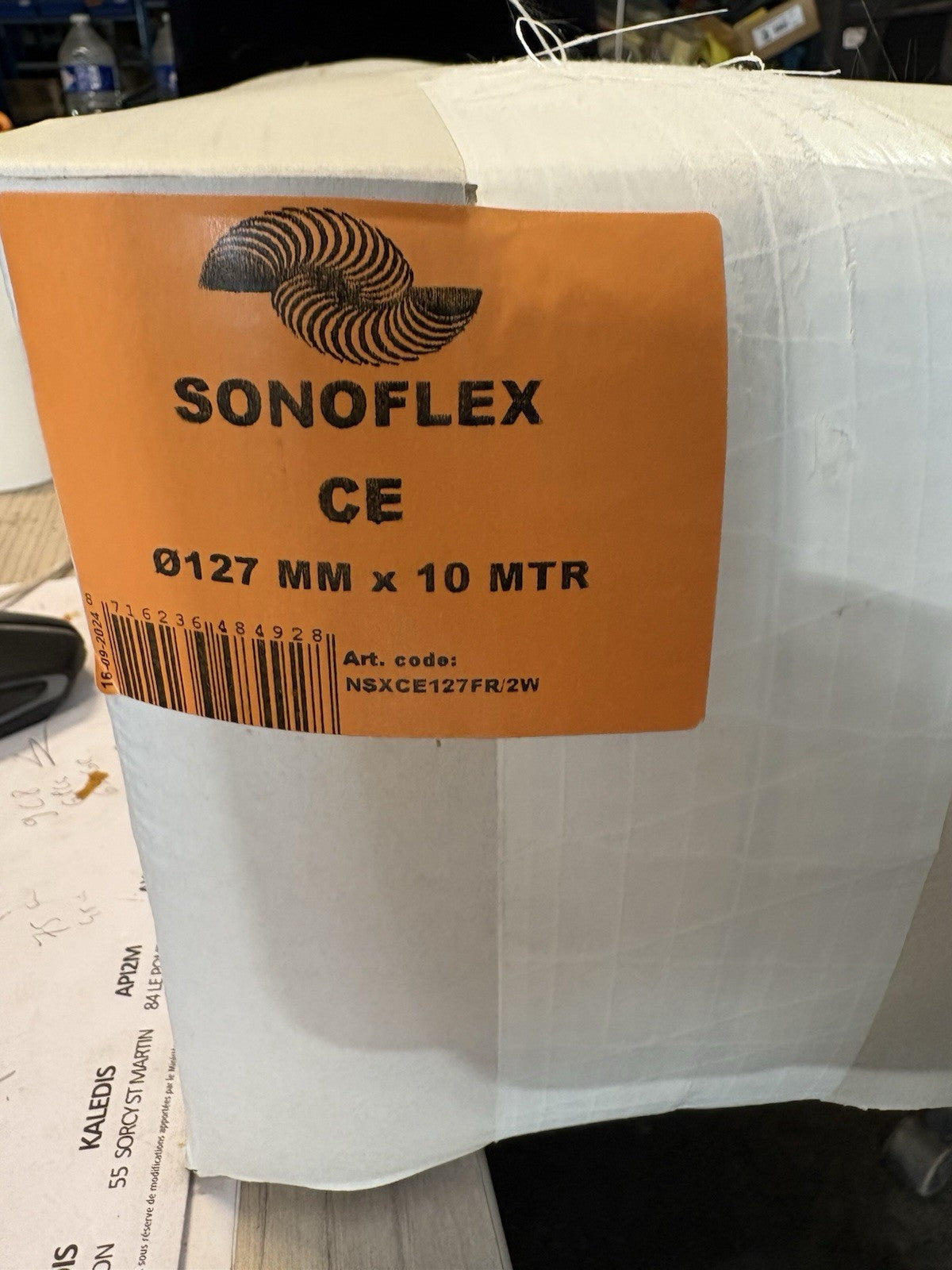 Tuyau / gaine flexible pour Clim gainable 127