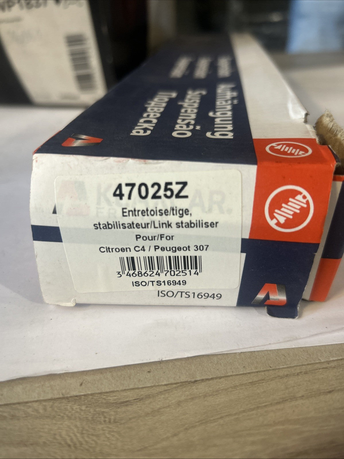Entretoise / tige, stabilisateur 47025Z