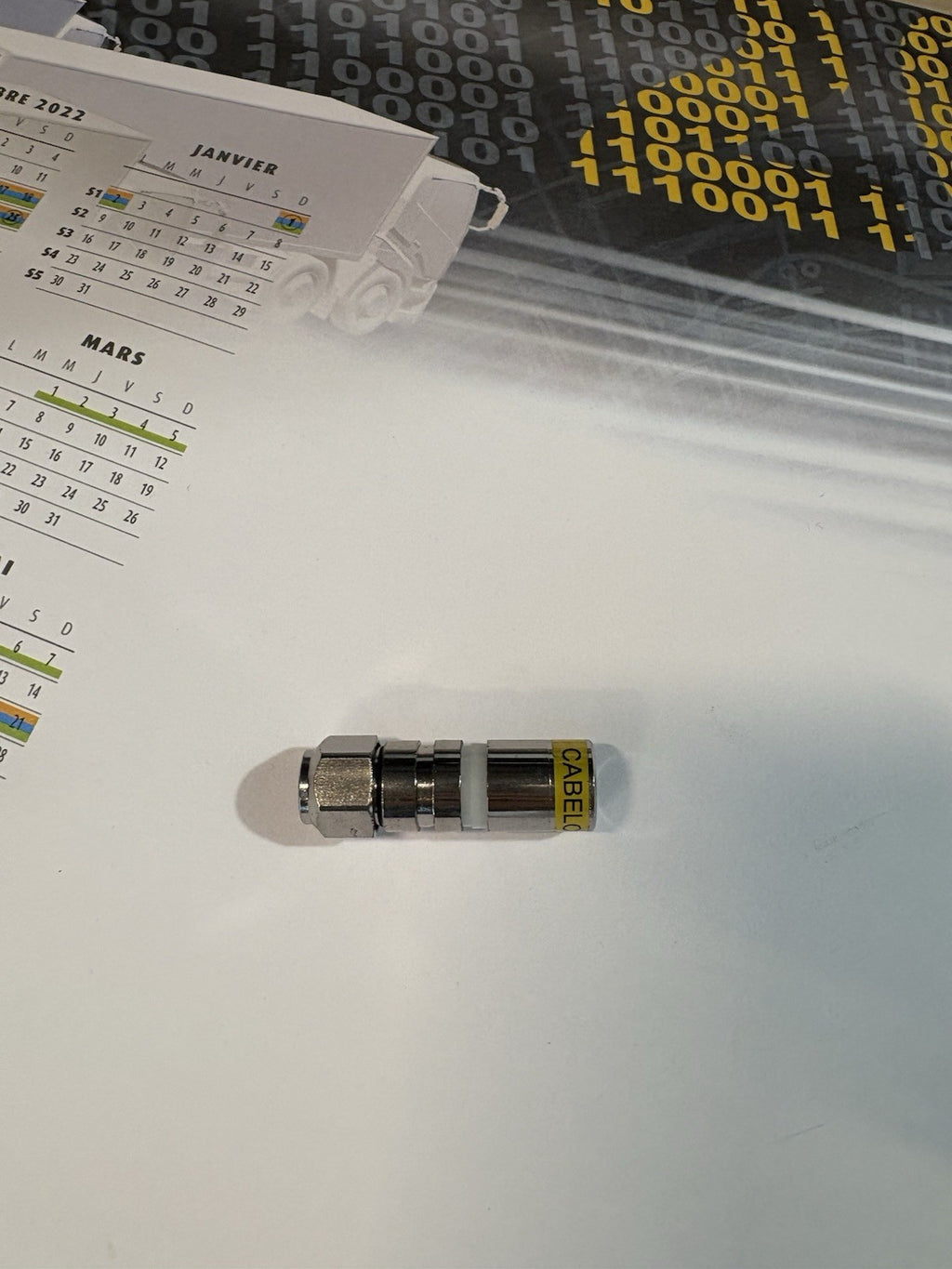 TONNA - Connecteur f mâle à compression pour câble coaxial 11 384608