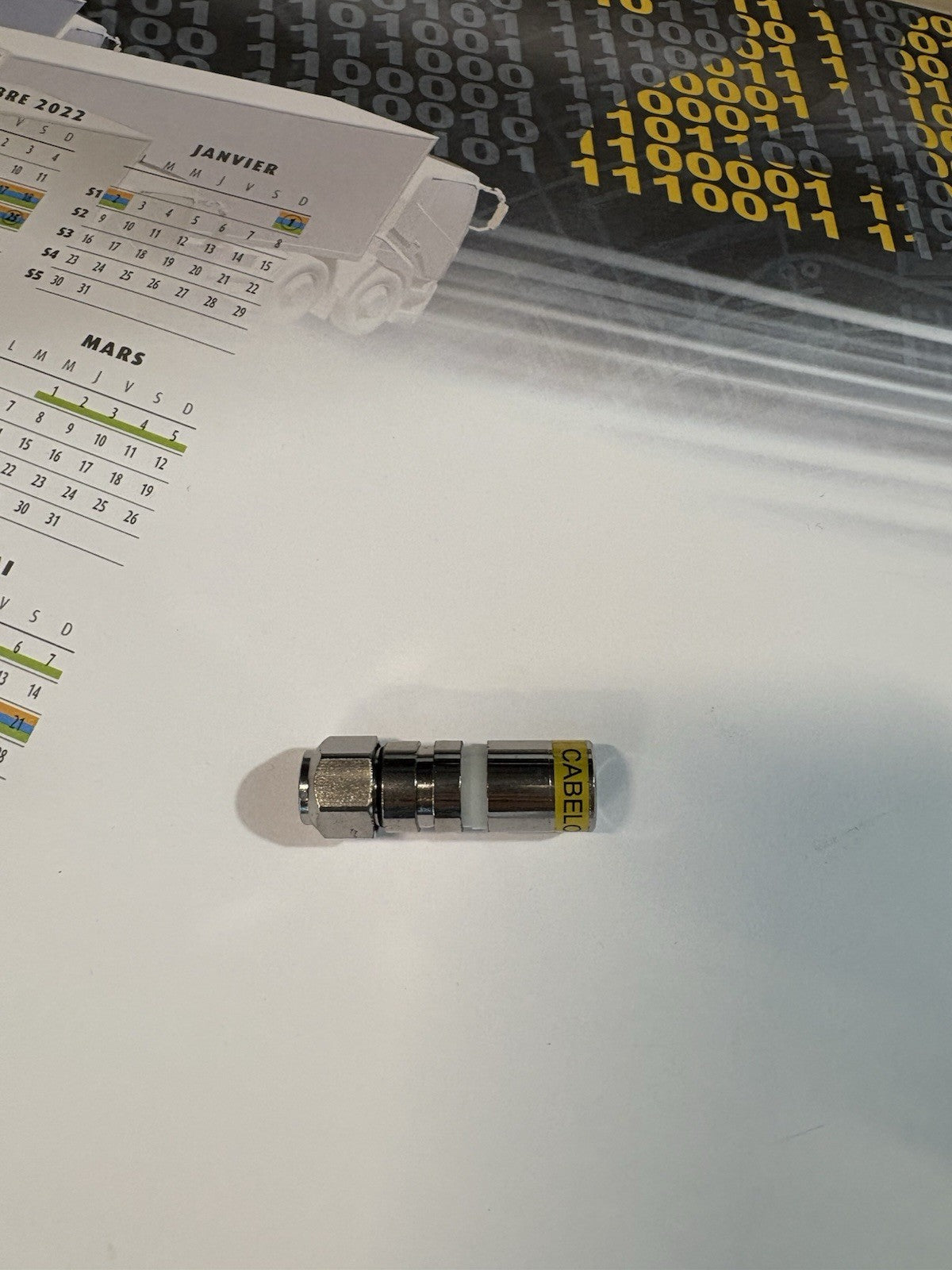 TONNA - Connecteur f mâle à compression pour câble coaxial 11 384608
