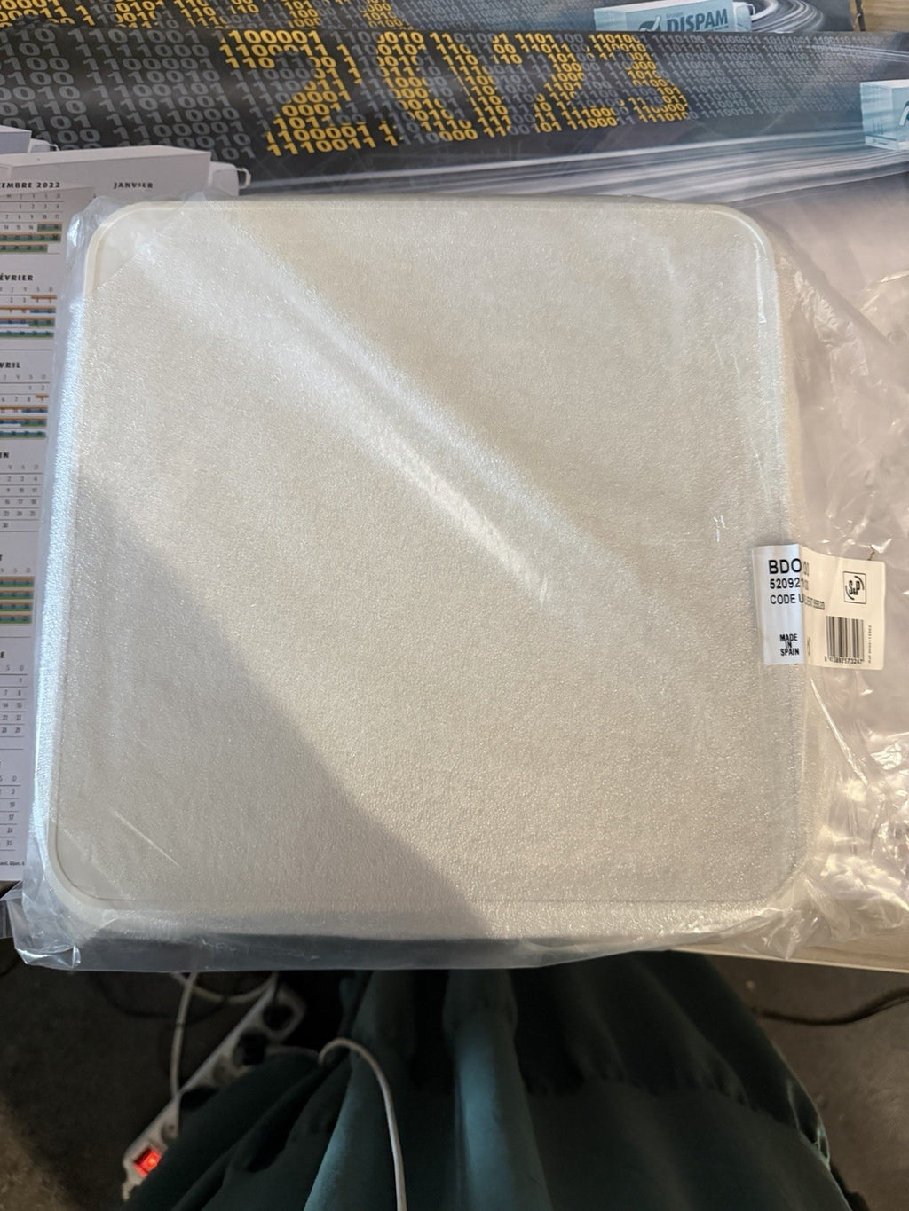 Bouche BDO 200 d'extraction et d'insufflation plastique réglable extra-plate