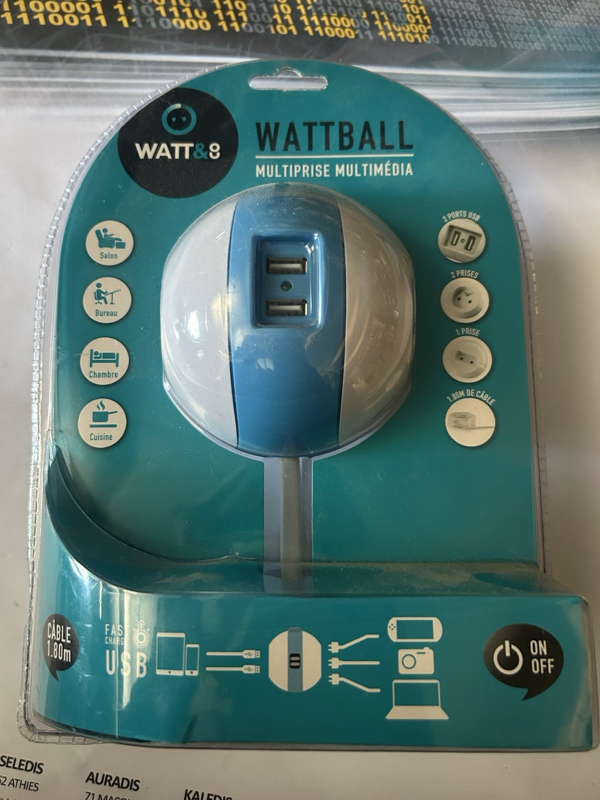 Wattball Multiprise Multimédia