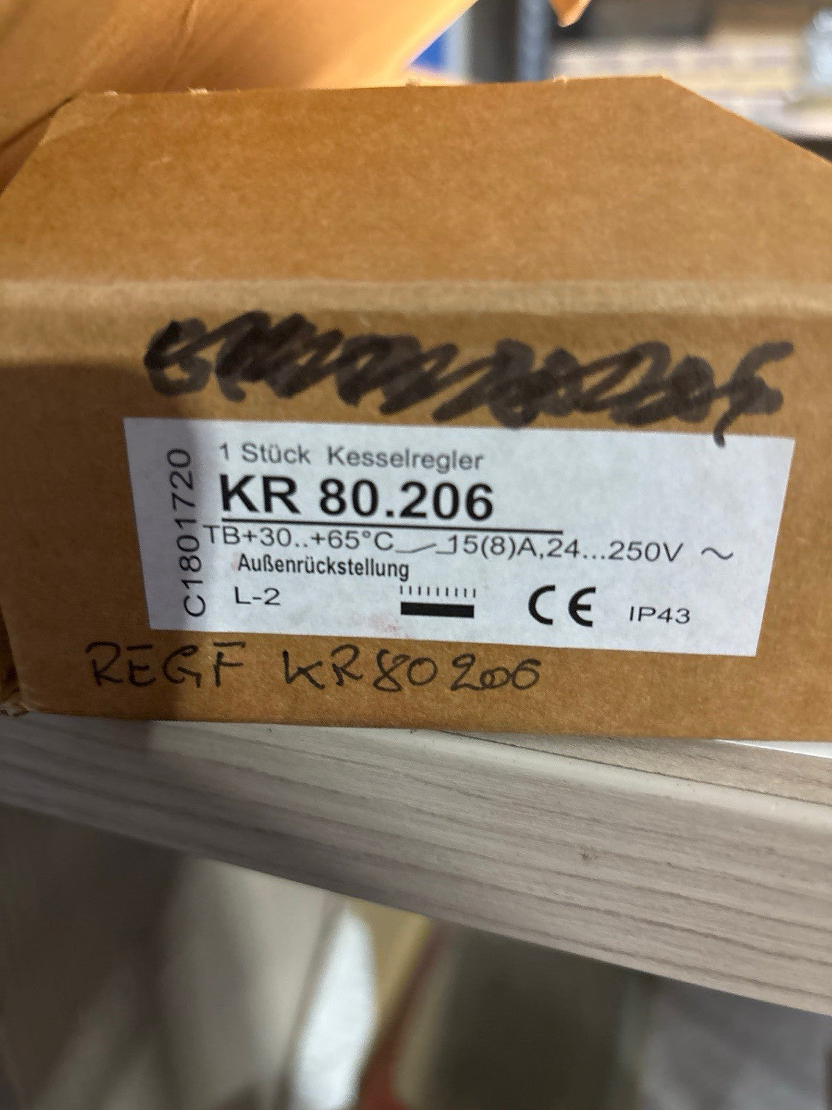 Régulateur de chaudière / Thermostat limiteur KR 80.206